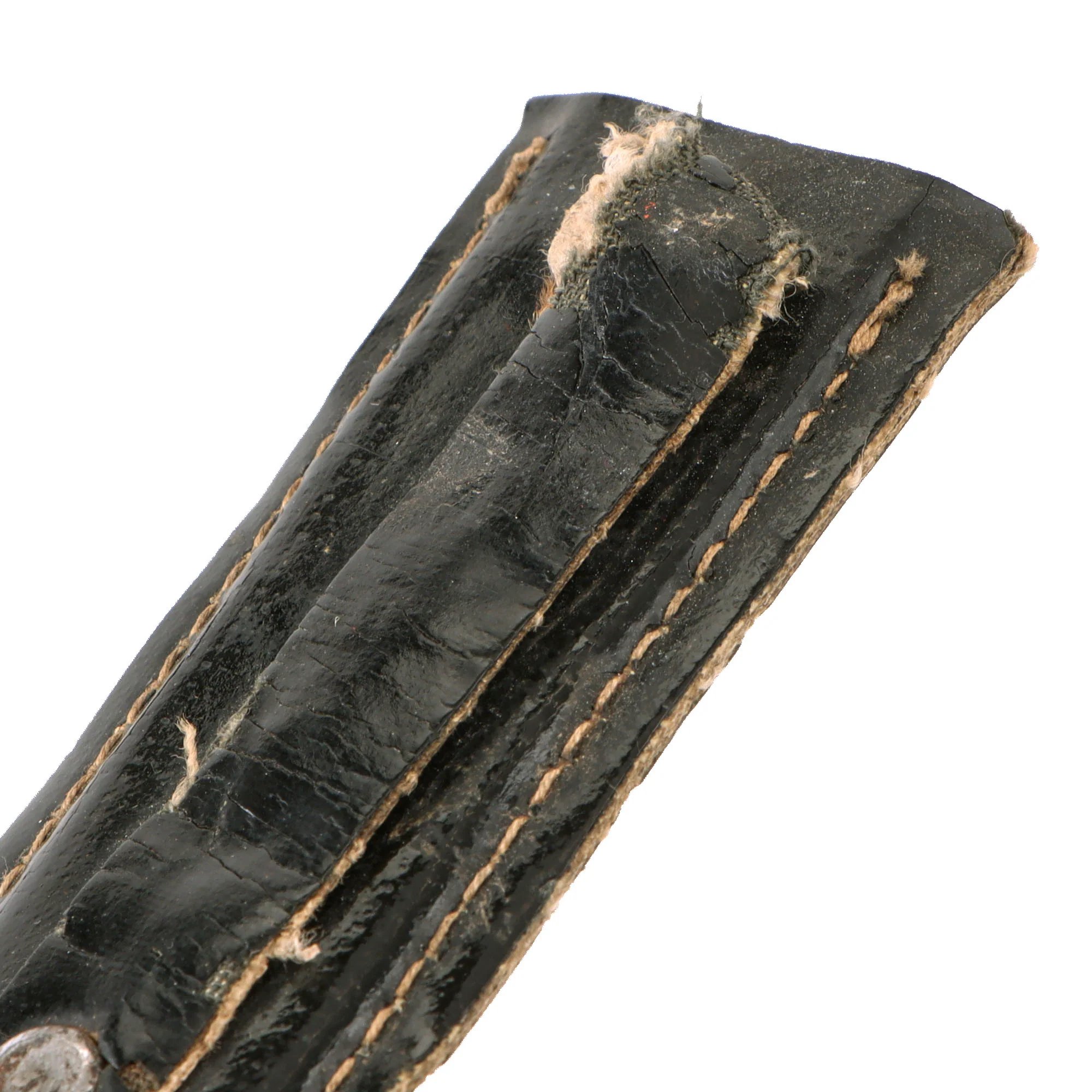 Original Italian WWII Fascist Youth GIL Cadet Dagger with Wood Grip and Oilcloth Sheath — image 12