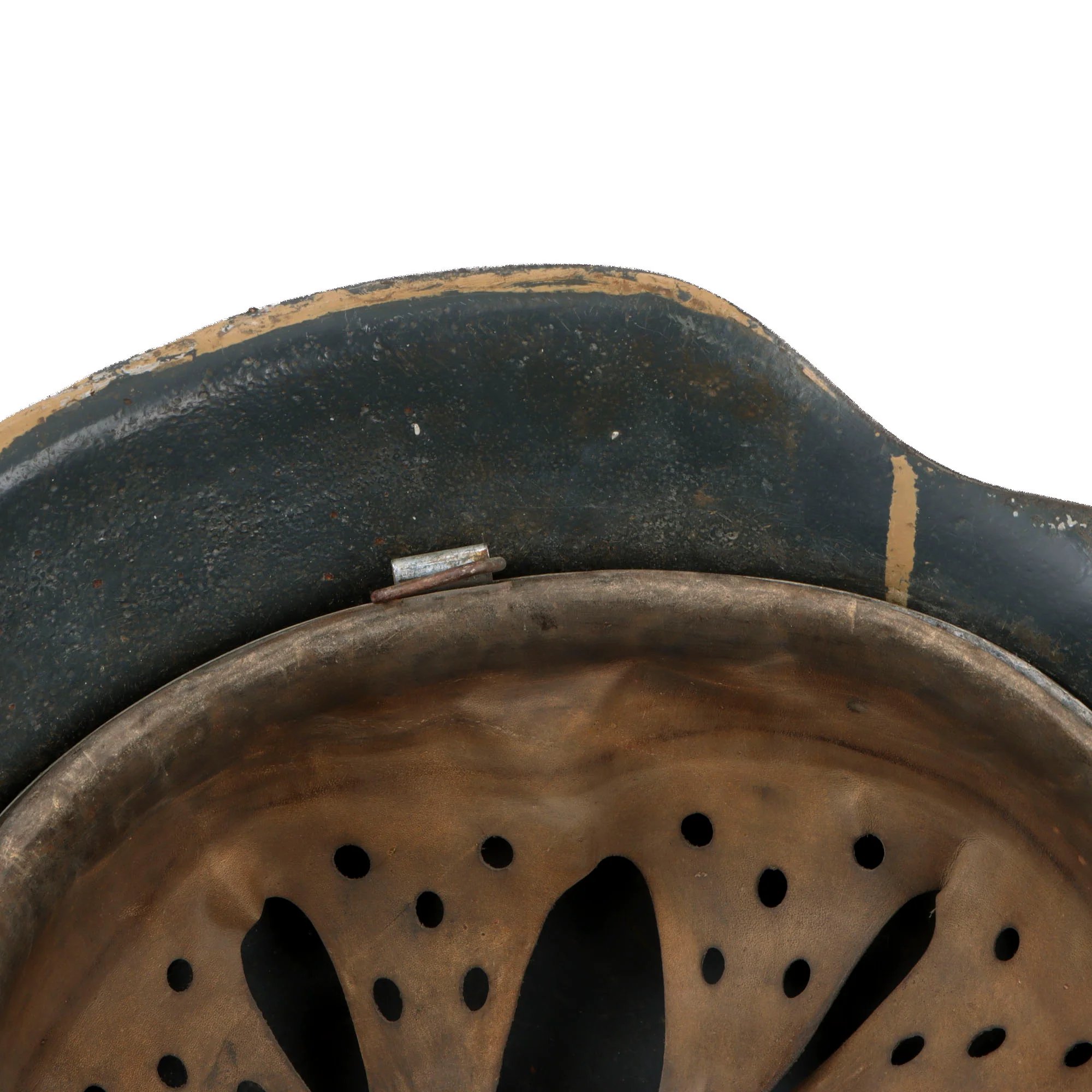 Original German WWII Refurbished Sand Camouflage M42 Helmet with High Quality Replica Liner - Stamped ckl64 — image 13