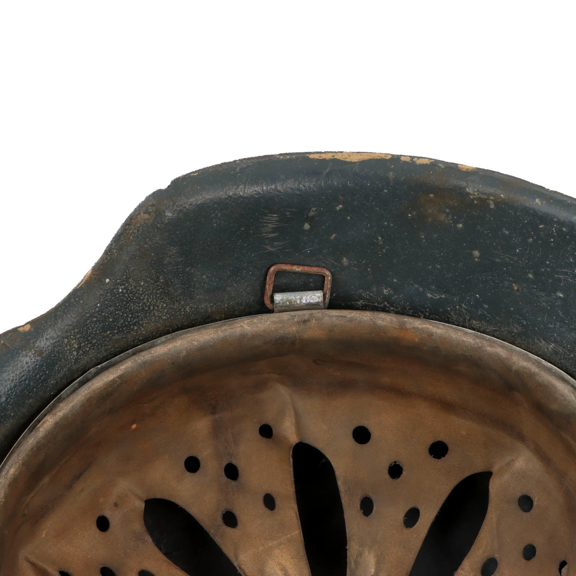 Original German WWII Refurbished Sand Camouflage M42 Helmet with High Quality Replica Liner - Stamped ckl64 — image 15