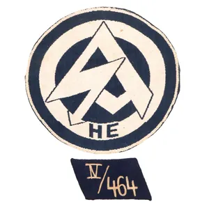 Original German WWII SA Gruppe Hessen Right Collar Tab and …