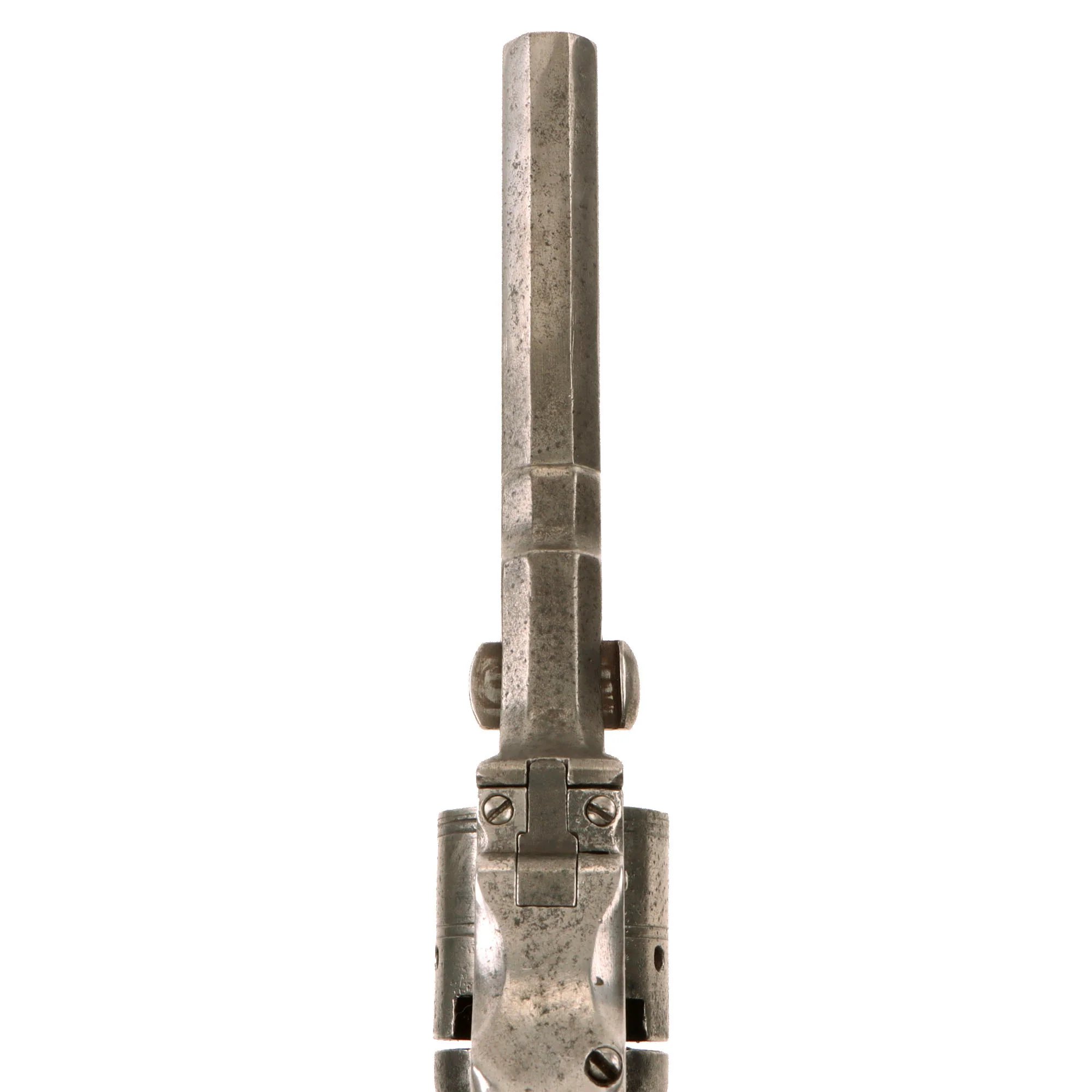 Original U.S. Scarce Colt No.1 Pocket Model 'Baby' Paterson Revolver Serial 49 with 4 1/2' Barrel and Figured Wood Grip - Only 500 Made - Circa 1838 — image 15