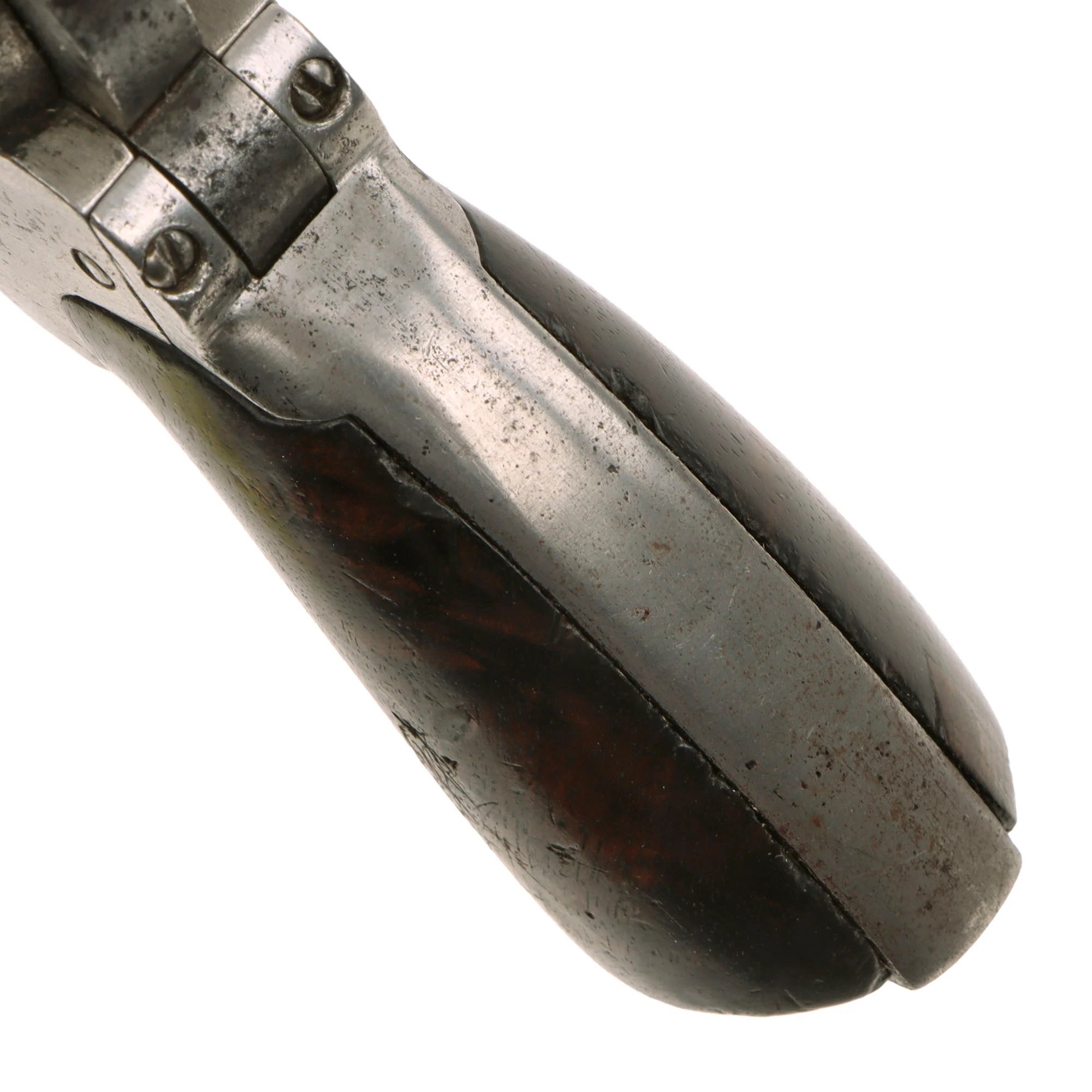 Original U.S. Scarce Colt No.1 Pocket Model 'Baby' Paterson Revolver Serial 49 with 4 1/2' Barrel and Figured Wood Grip - Only 500 Made - Circa 1838 — image 17