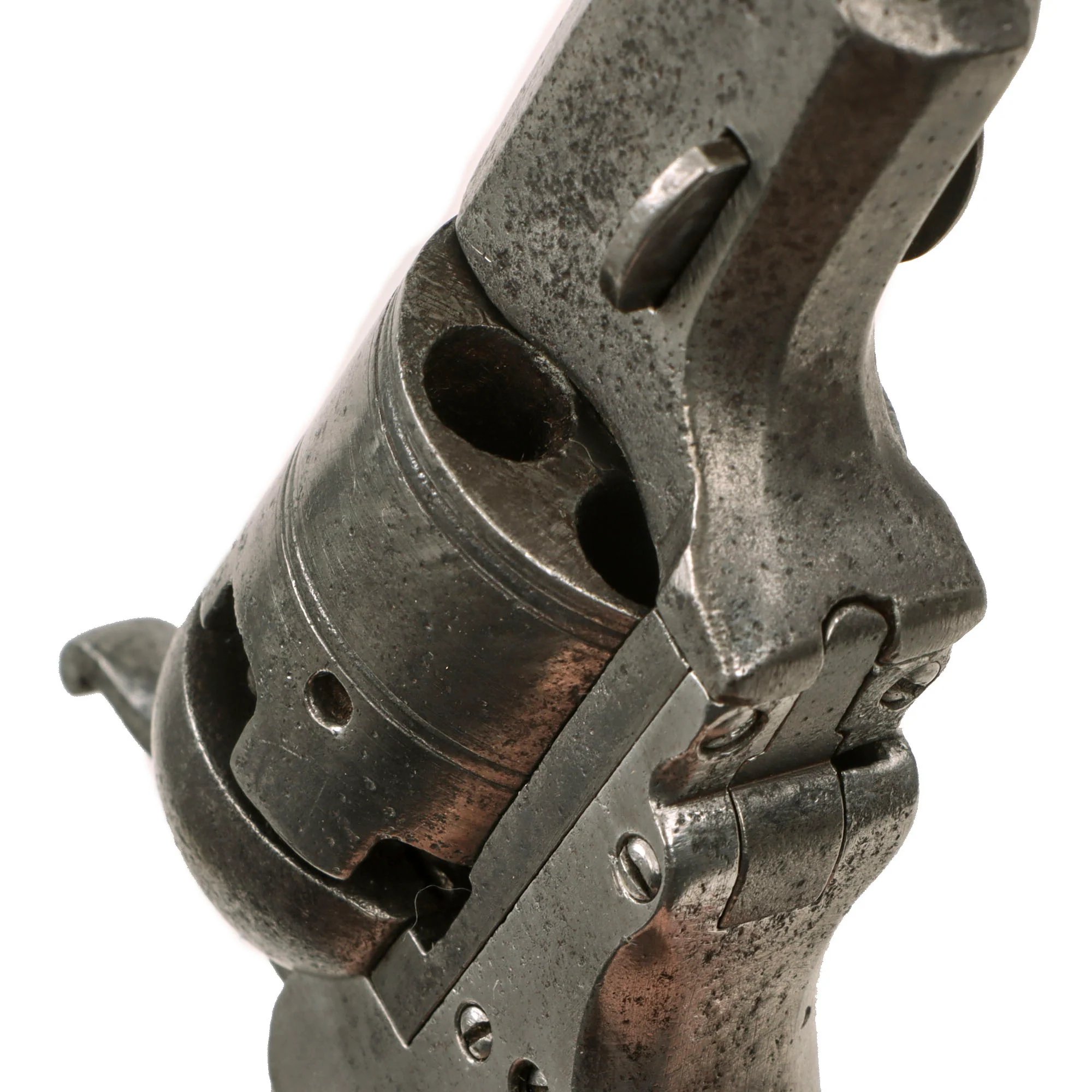 Original U.S. Scarce Colt No.1 Pocket Model 'Baby' Paterson Revolver Serial 49 with 4 1/2' Barrel and Figured Wood Grip - Only 500 Made - Circa 1838 — image 19