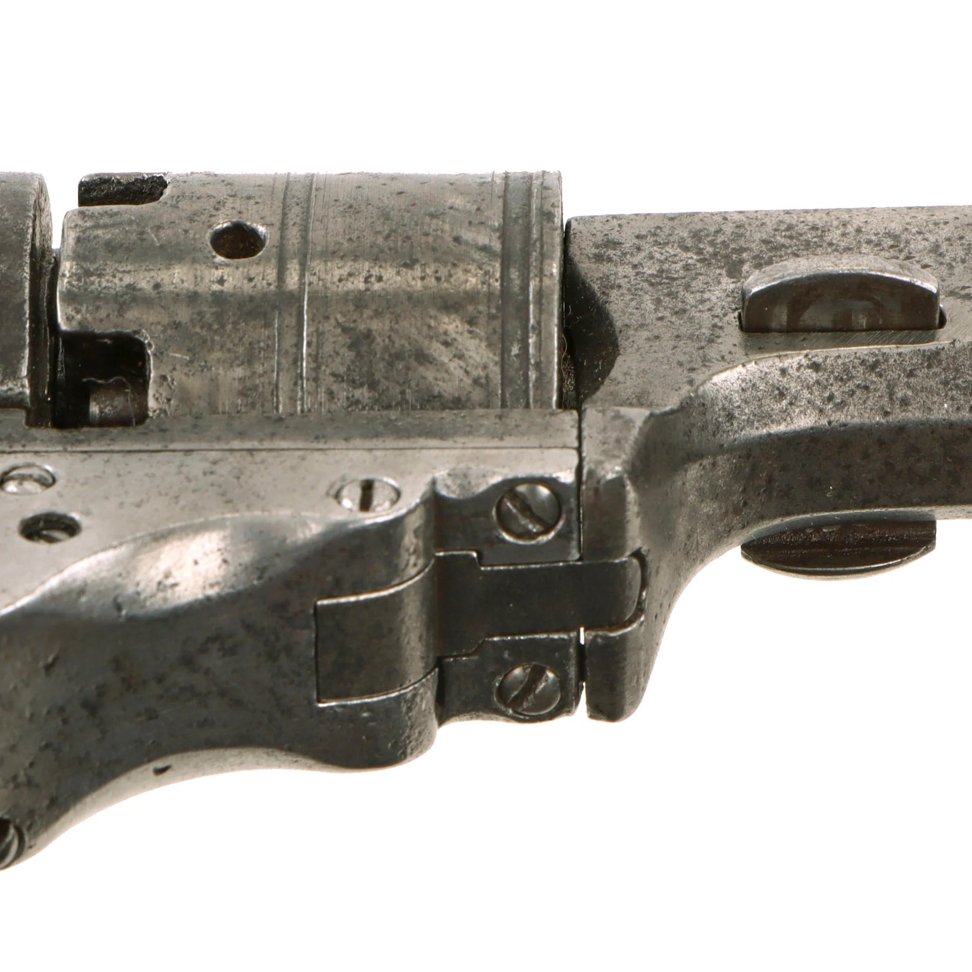 Original U.S. Scarce Colt No.1 Pocket Model 'Baby' Paterson Revolver Serial 49 with 4 1/2' Barrel and Figured Wood Grip - Only 500 Made - Circa 1838 — image 25