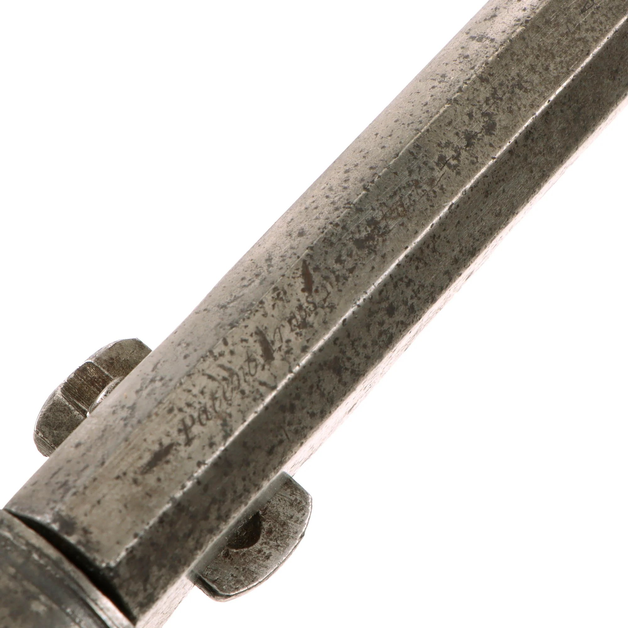 Original U.S. Scarce Colt No.1 Pocket Model 'Baby' Paterson Revolver Serial 49 with 4 1/2' Barrel and Figured Wood Grip - Only 500 Made - Circa 1838 — image 7