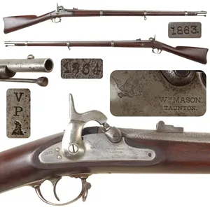 Original U.S. Civil War Springfield Model 1861 Contract Rifled Musket …