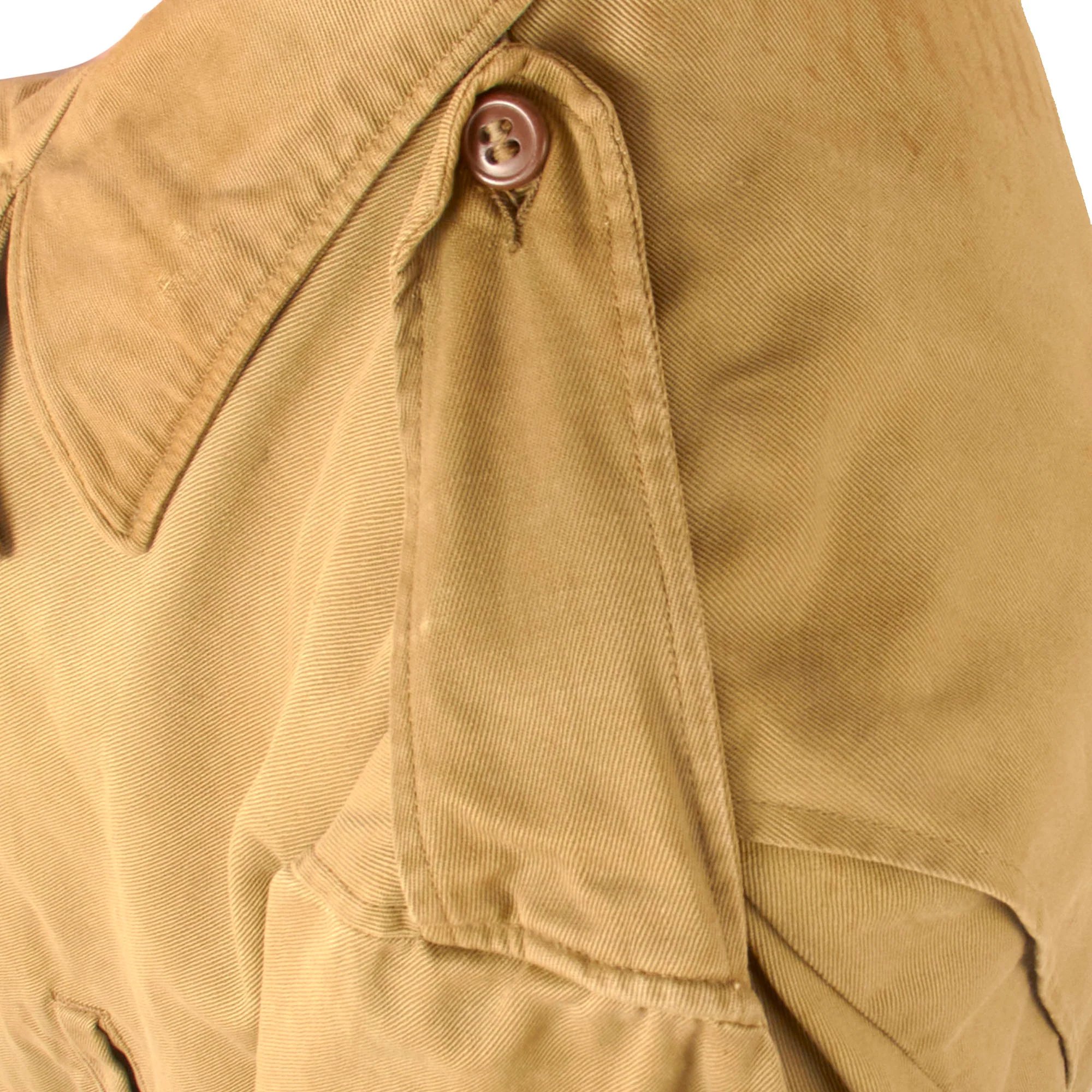 Original U.S. WWII M-1938 'Parsons' Field Jacket with Axis Prisoner of War PW Stencils — image 6