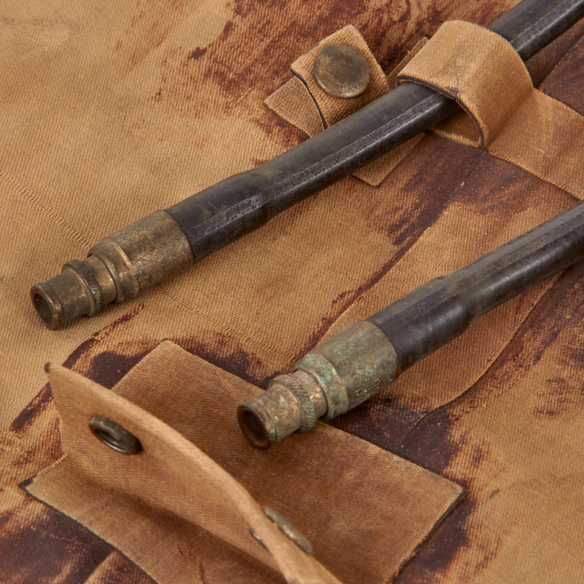 Original U.S. WWII Navy Original Crate of M1926 D-Day Inflatable Floatation Belt Life Preservers with Three Examples - Dated May, September, and October 1944 — image 14