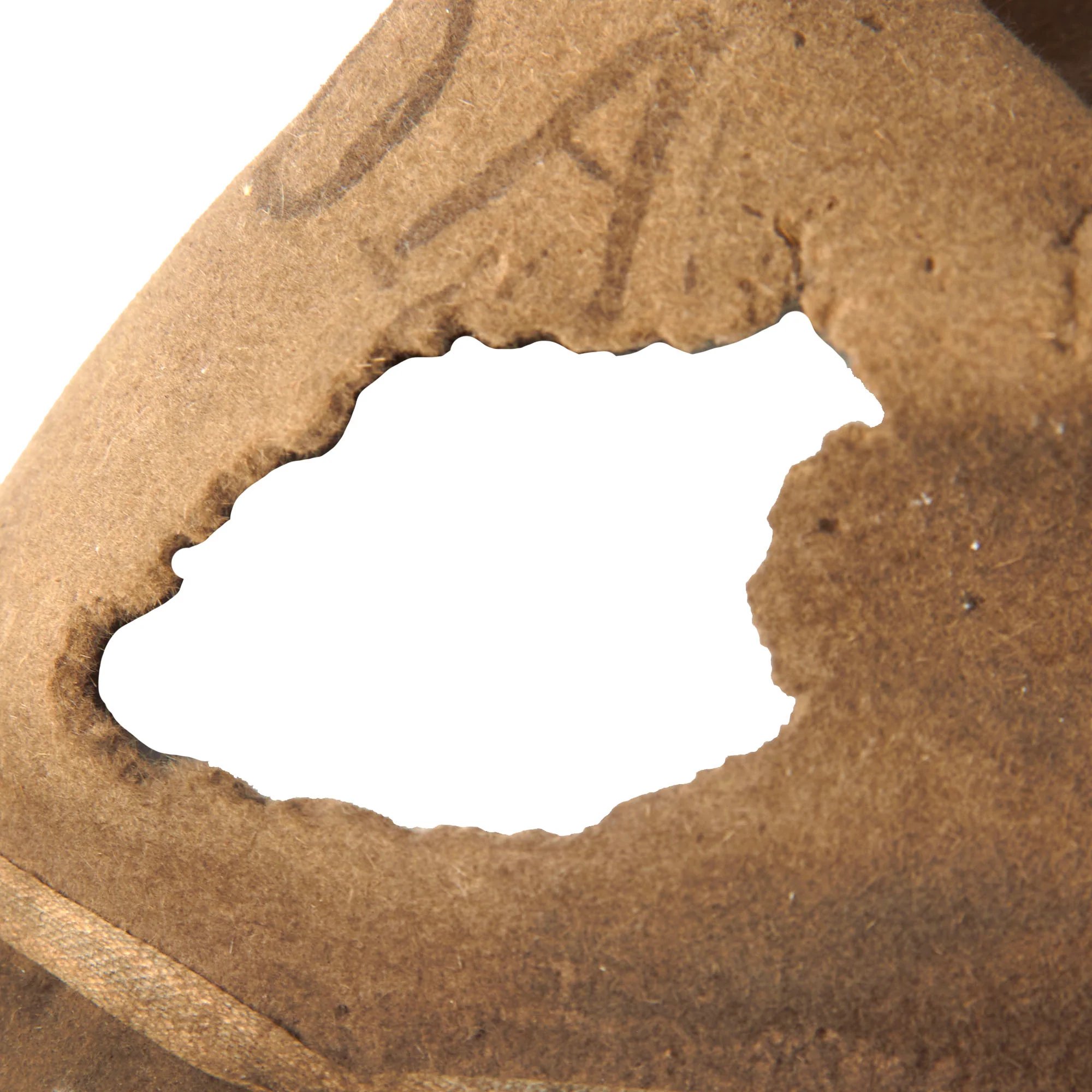 Original U.S. Spanish-American War Battle of Santiago de Cuba M1883 Campaign Hat Inscribed 'SANTIAGO DE CUBA' with Serrated Edge — image 7