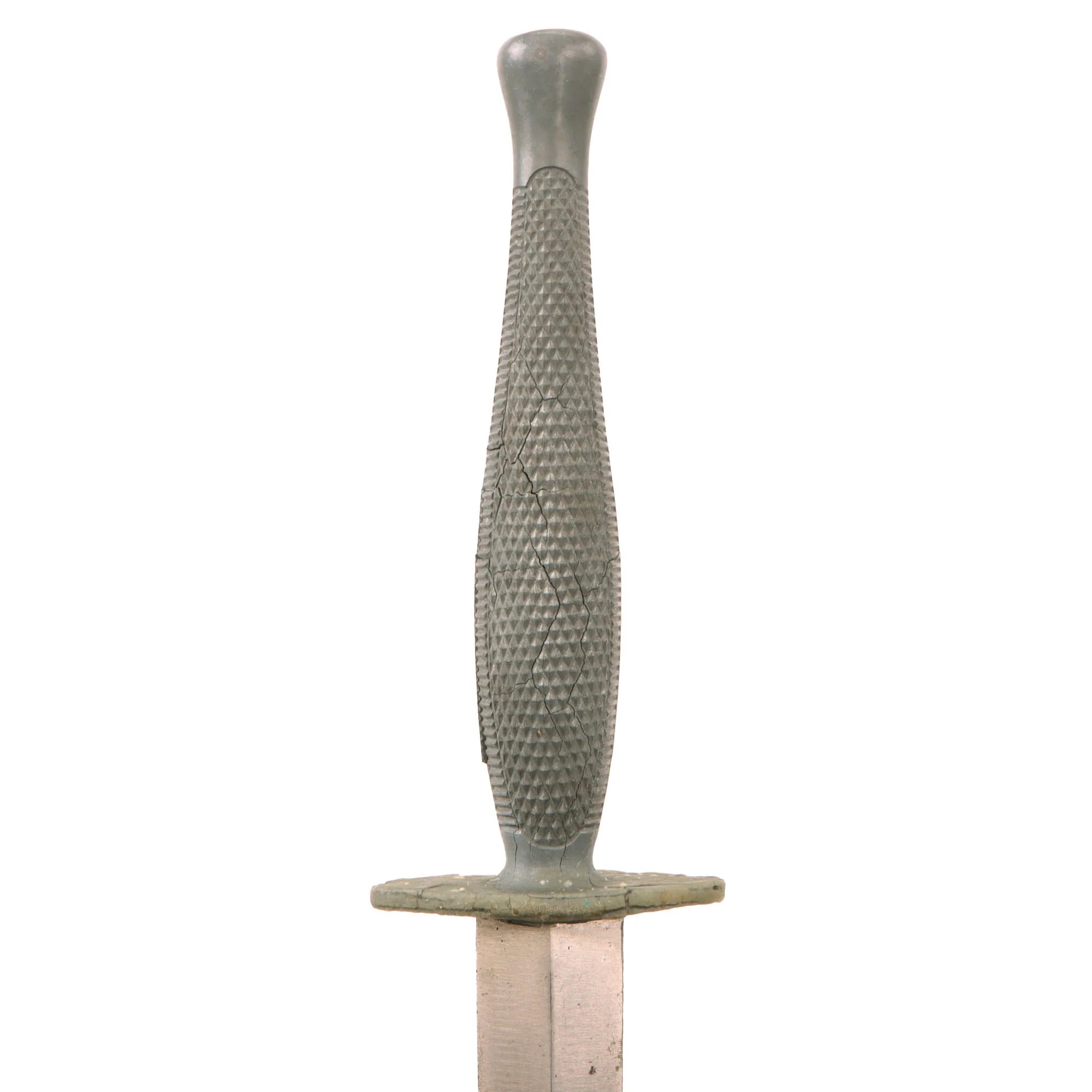 Original U.S. WWII USMC Marine Raider Stiletto Dagger by Camillus with M6 Sheath & Braided Chain Thong — image 10