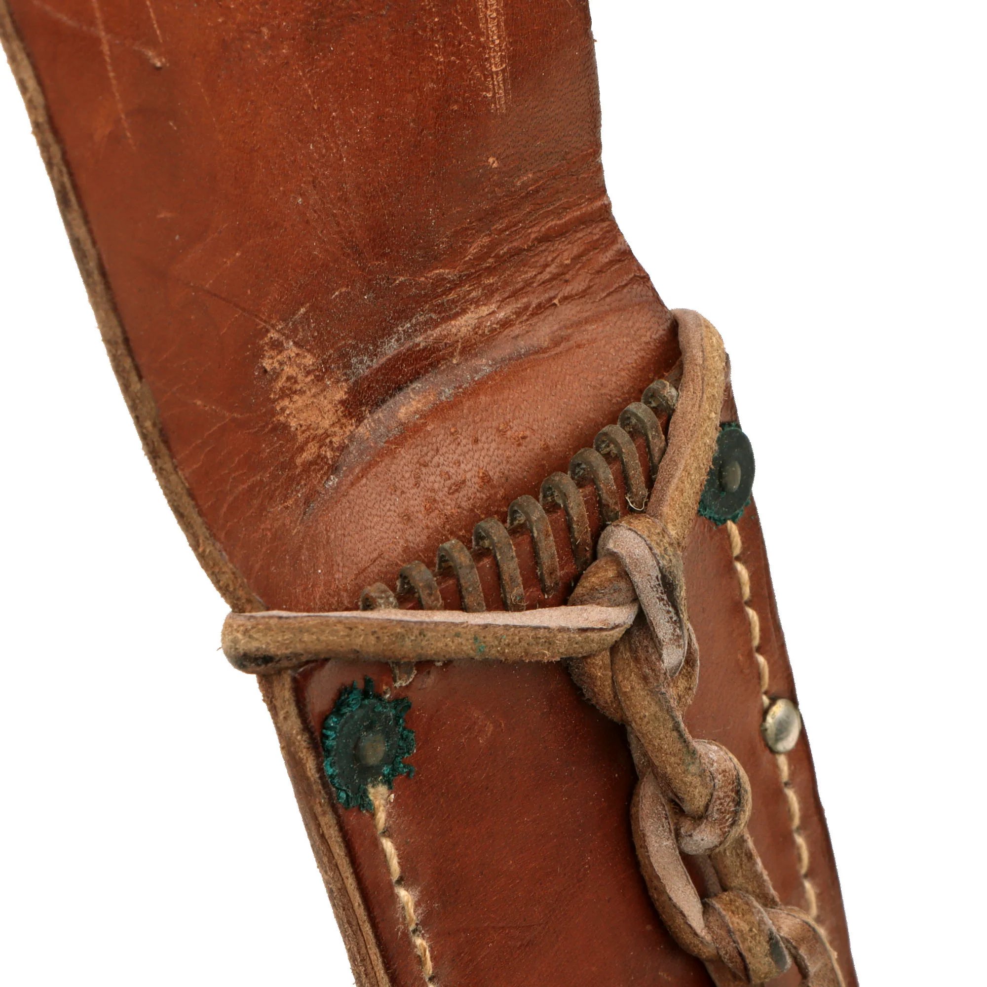 Original U.S. WWII USMC Marine Raider Stiletto Dagger by Camillus with M6 Sheath & Braided Chain Thong — image 16