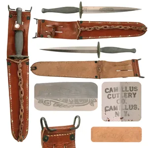 Original U.S. WWII USMC Marine Raider Stiletto Dagger by Camillus …