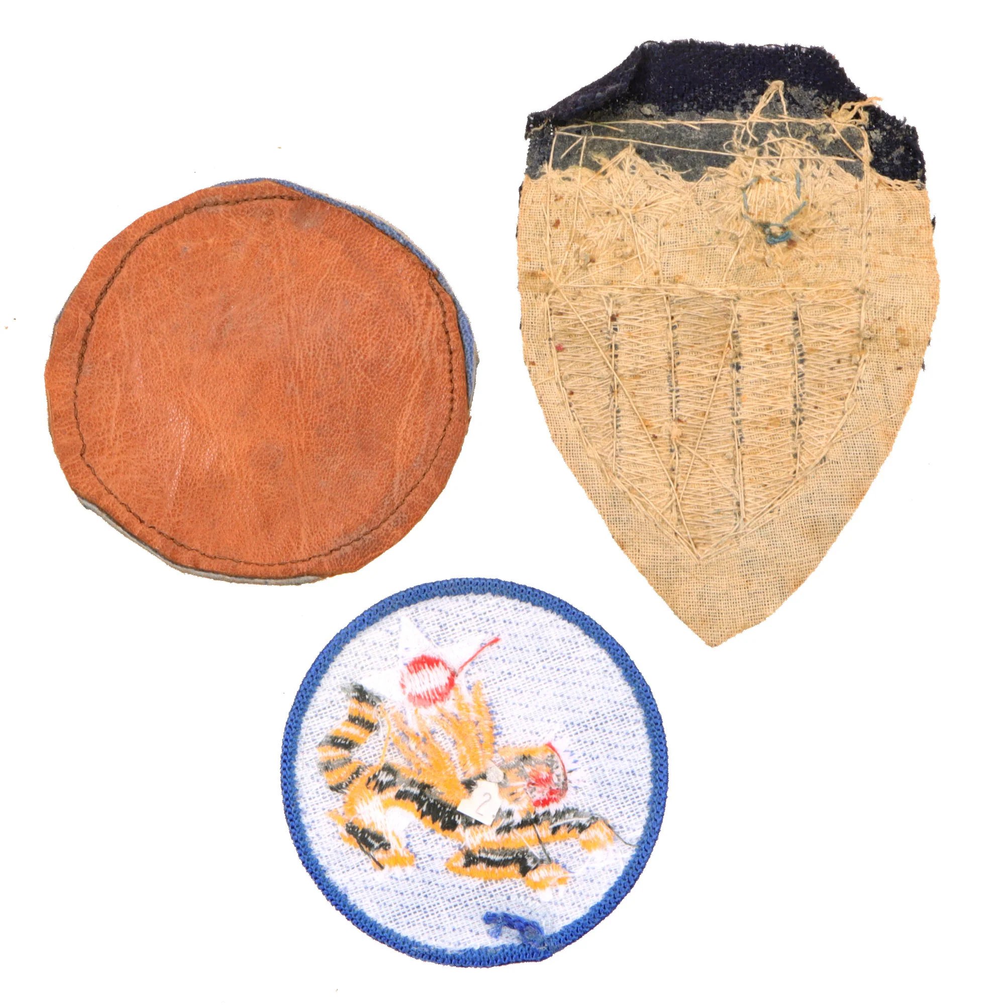 Original U.S. WWII Attributed CBI Blood Chit & Patch Grouping with Reproduction Patches - Joe J. Bogart, 14th Air Force Pilot, Distinguished Flying Cross Recipient — image 3