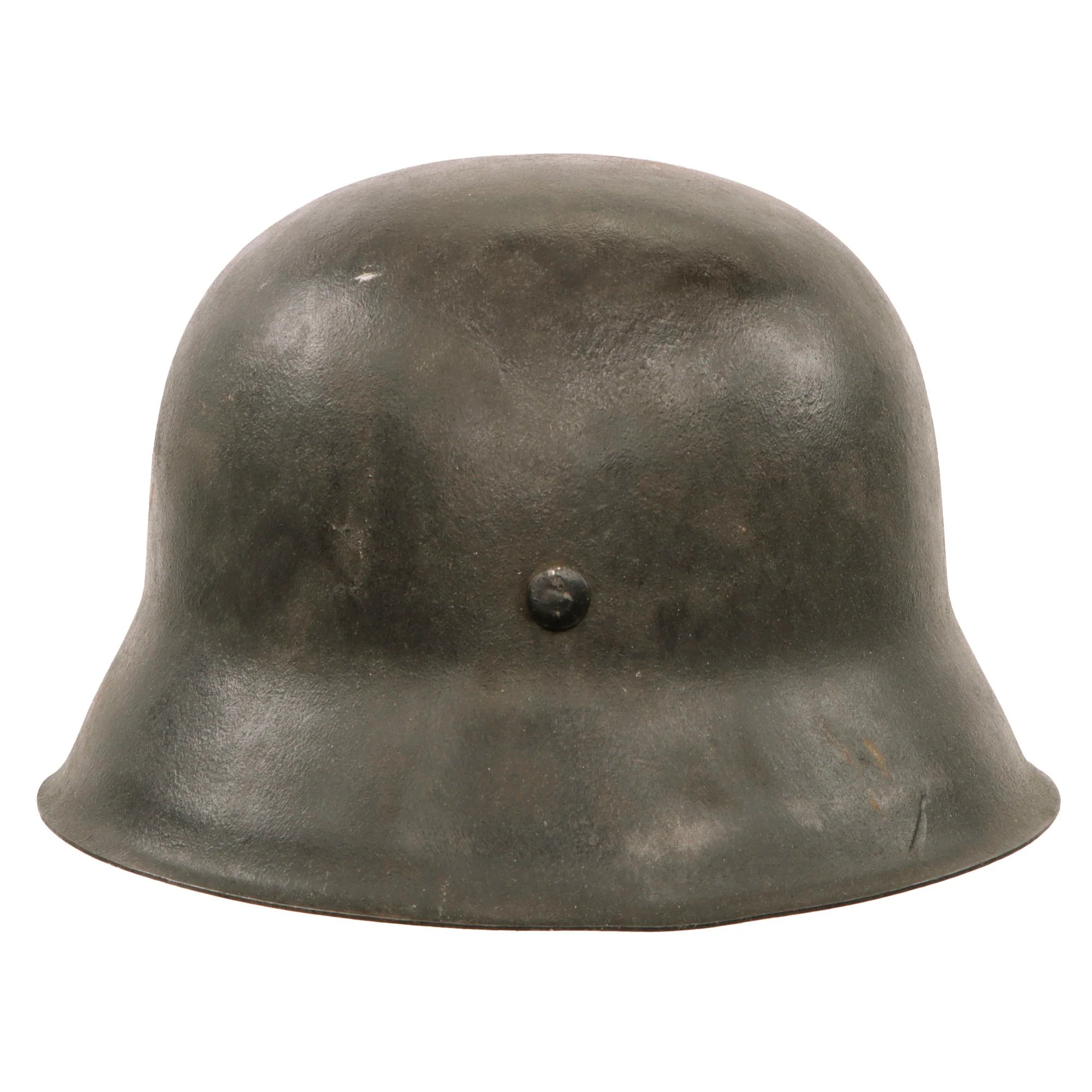 Original German WWII M42 Heer Army No Decal Dome Stamped Helmet with 1943 Dated 56cm Liner & Chinstrap - Stamped EF64 — image 9
