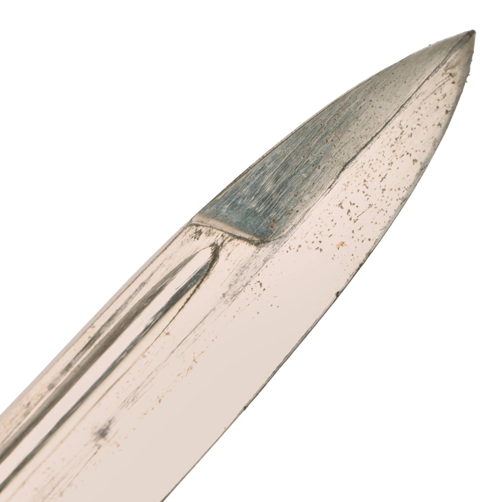 Original German WWII Rare Rural Police Short Dress Knife Bayonet by Alexander Coppel with Scabbard and Frog — image 13