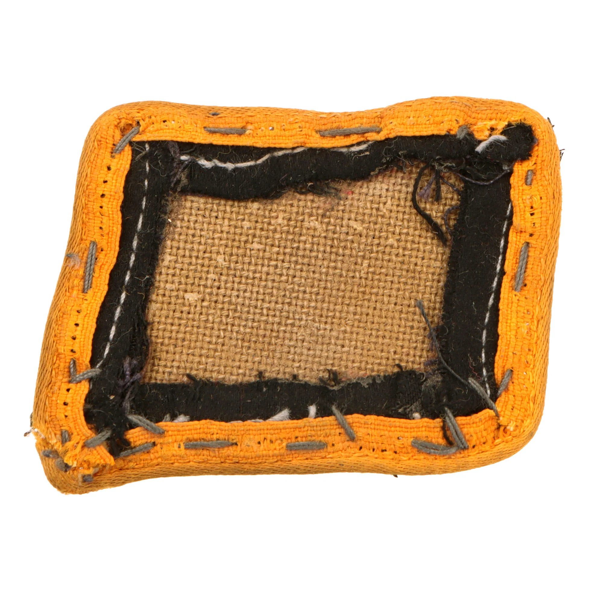 Original German WWII SS Reconnaissance EM/NCO Double Sig Rune Collar Tab Likely Removed from a Wrapper Tunic - Schutzstaffel — image 3