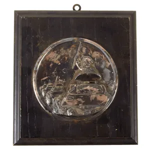 Original German WWII Panzer Armored Corps Wall Plaque on Wooden …