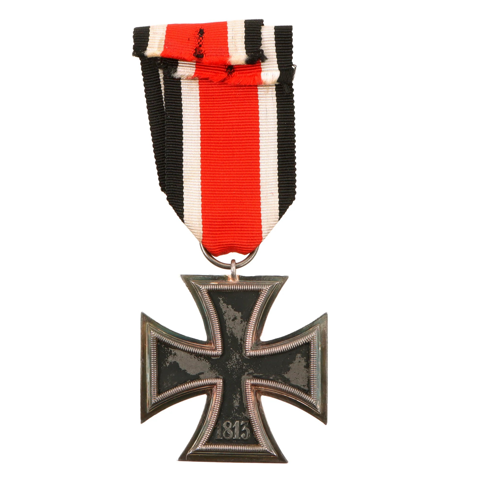 Original German WWII Wehrmacht Iron Cross 2nd Class 1939 with Ribbon - Unmarked - EKII — image 2