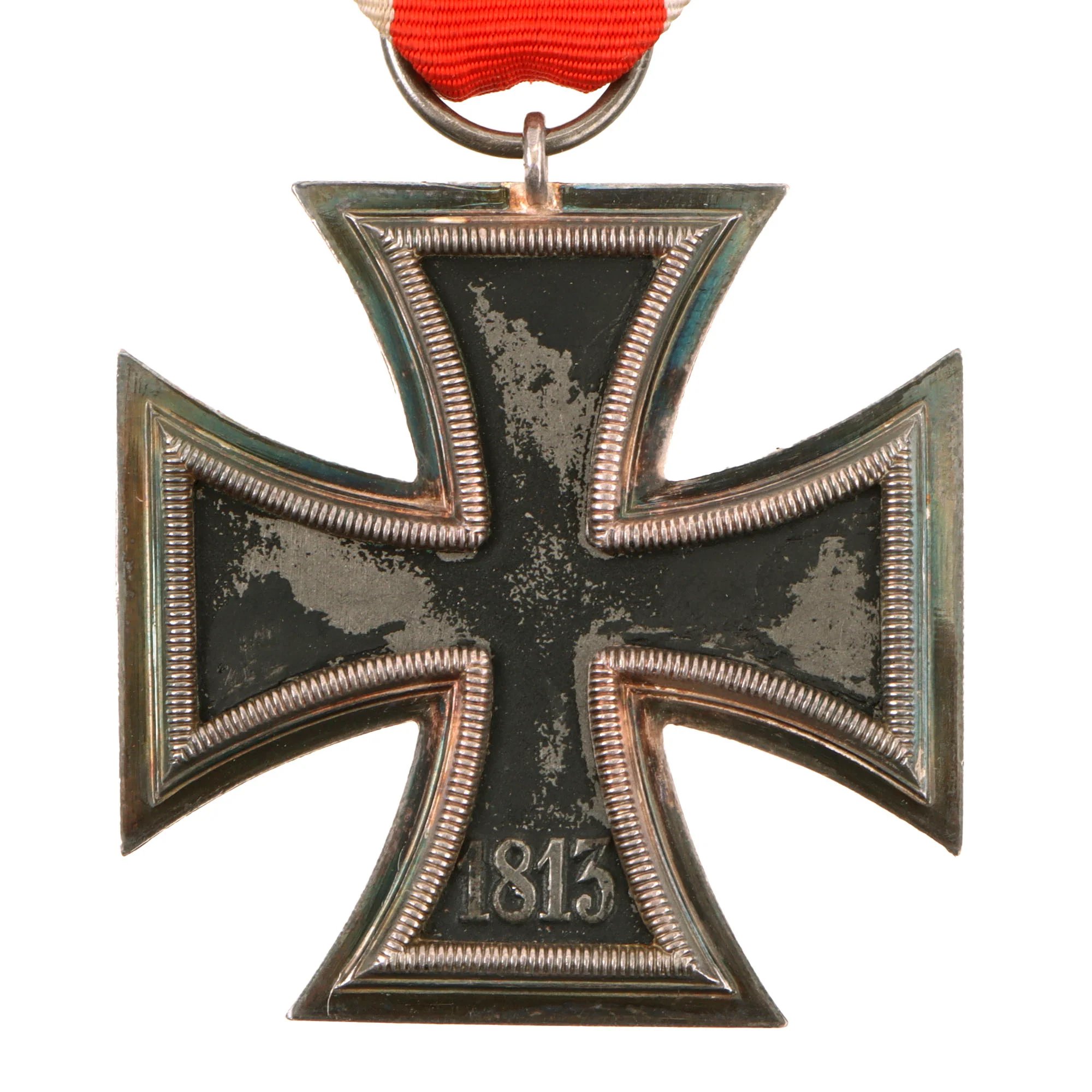 Original German WWII Wehrmacht Iron Cross 2nd Class 1939 with Ribbon - Unmarked - EKII — image 4