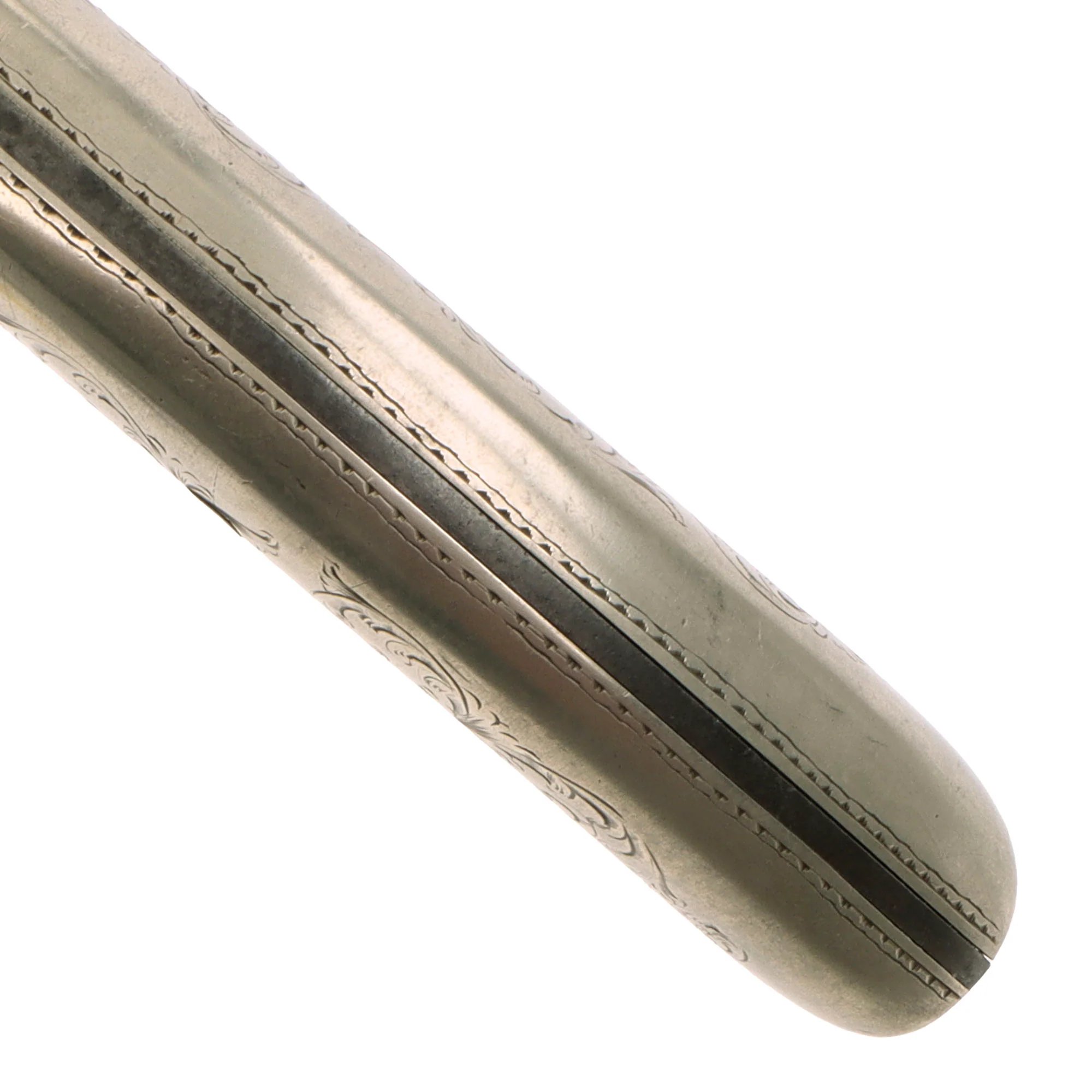 Original 19th Century French Dumouthier Style Double Barrel Percussion 'Bowie' Knife Pistol with Engraved German Silver Grip - Circa 1850 — image 19