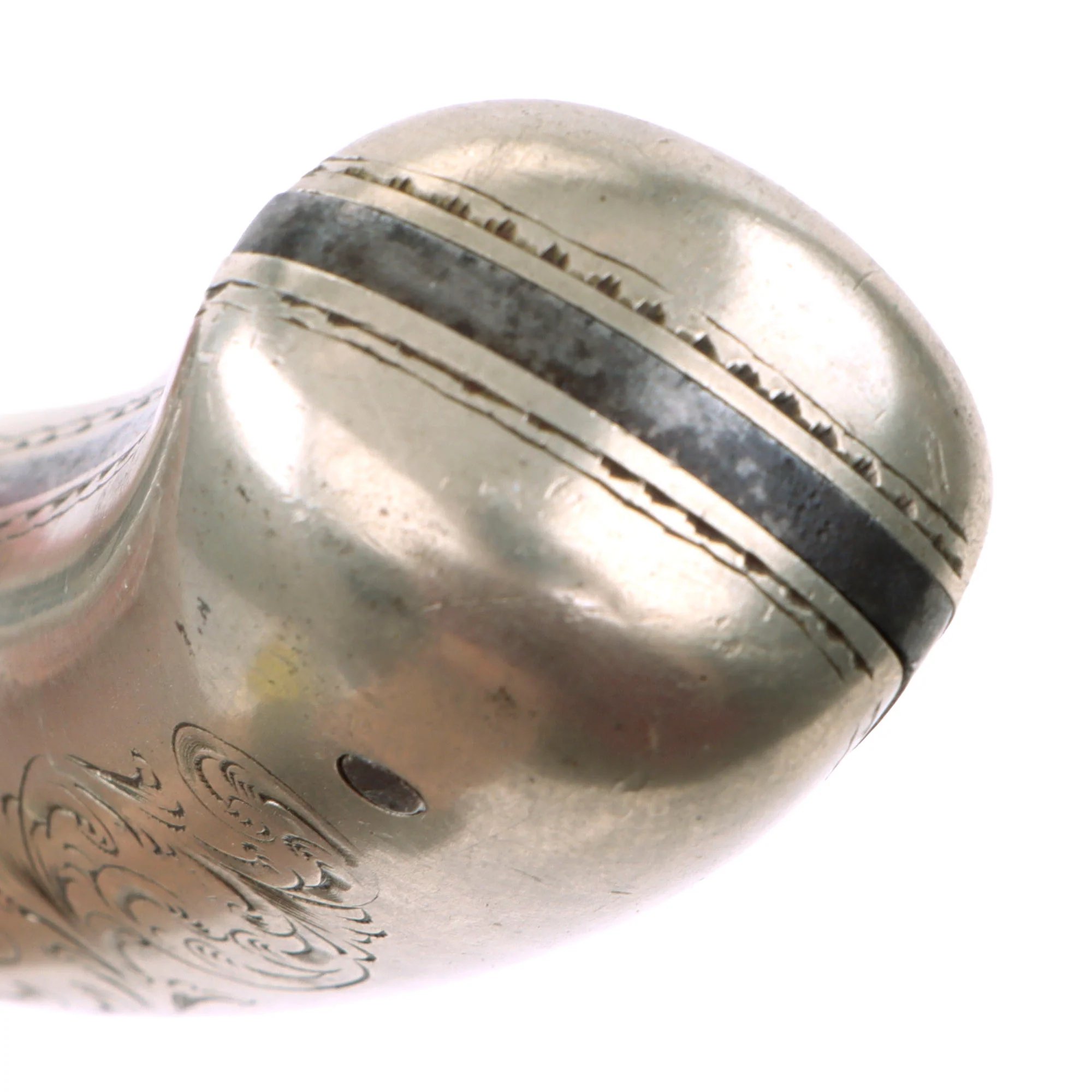 Original 19th Century French Dumouthier Style Double Barrel Percussion 'Bowie' Knife Pistol with Engraved German Silver Grip - Circa 1850 — image 20