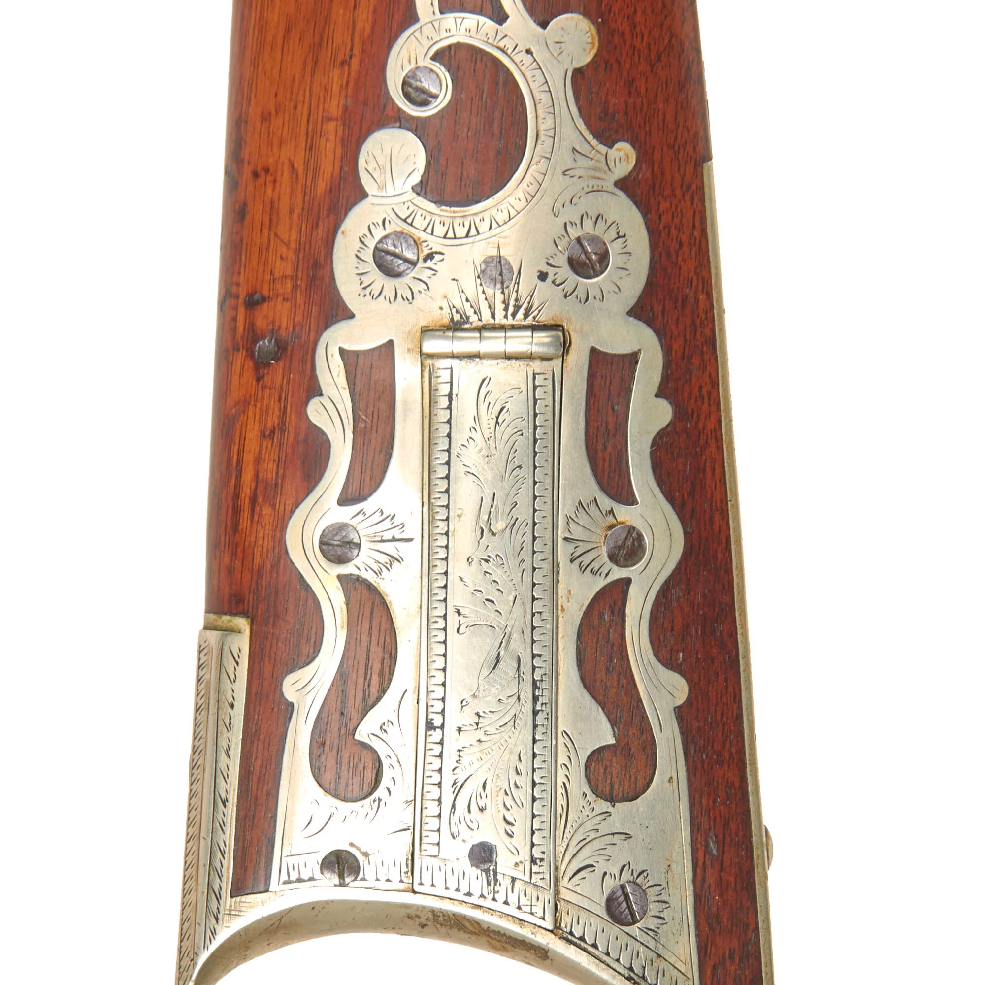 Original 19th Century U.S. Double Barreled Cape Percussion Combination Gun Made in Lansingburgh, NY - Circa 1850 — image 12