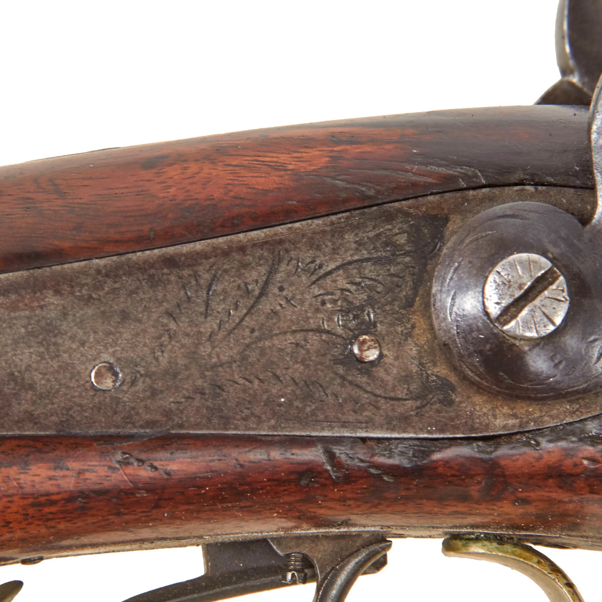 Original 19th Century U.S. Double Barreled Cape Percussion Combination Gun Made in Lansingburgh, NY - Circa 1850 — image 13