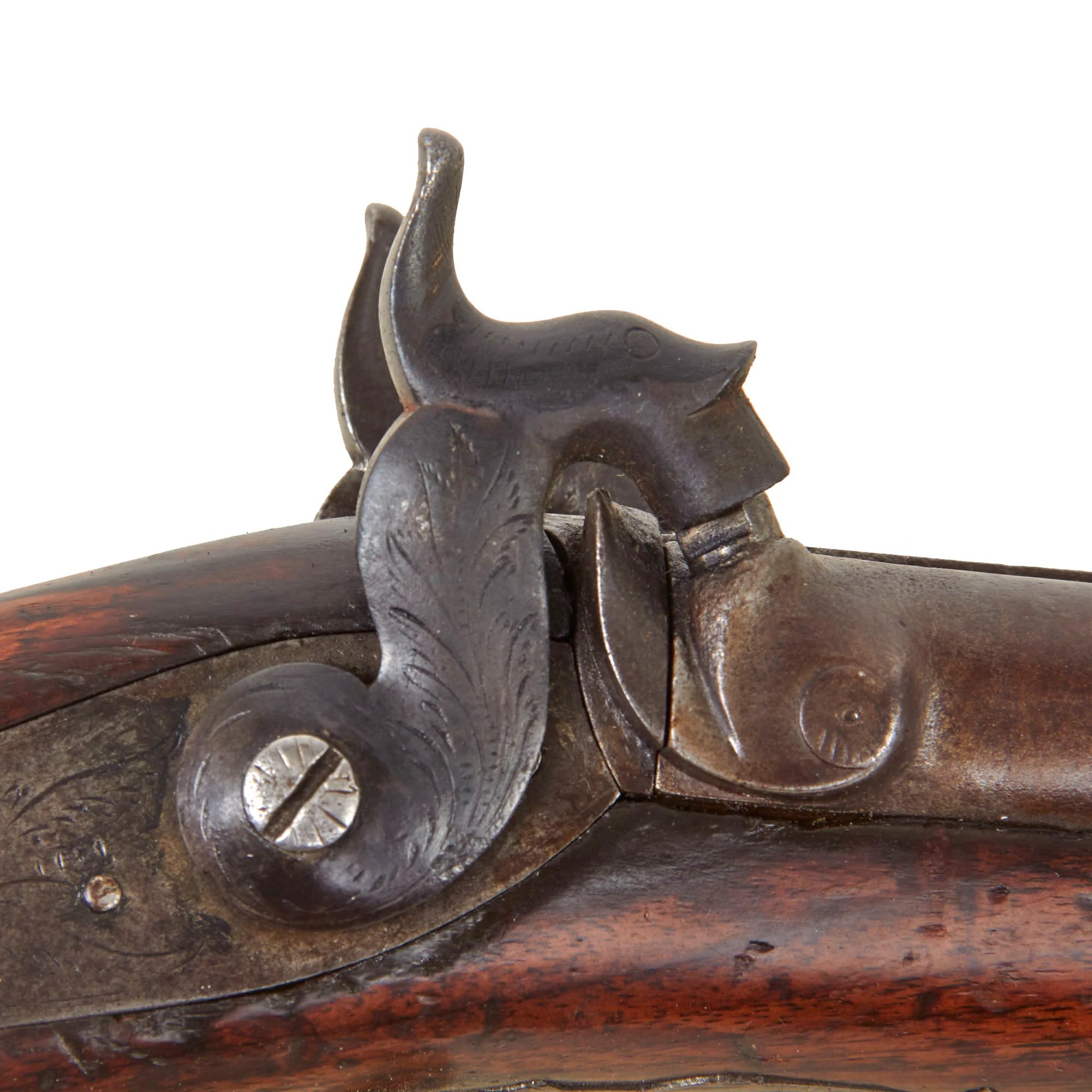 Original 19th Century U.S. Double Barreled Cape Percussion Combination Gun Made in Lansingburgh, NY - Circa 1850 — image 14