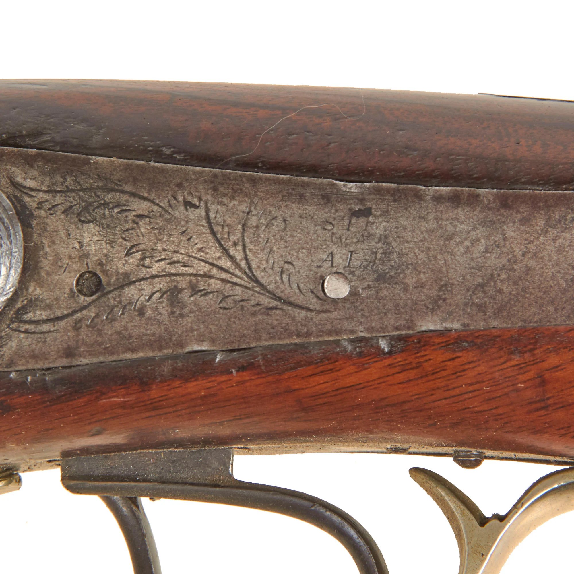 Original 19th Century U.S. Double Barreled Cape Percussion Combination Gun Made in Lansingburgh, NY - Circa 1850 — image 18