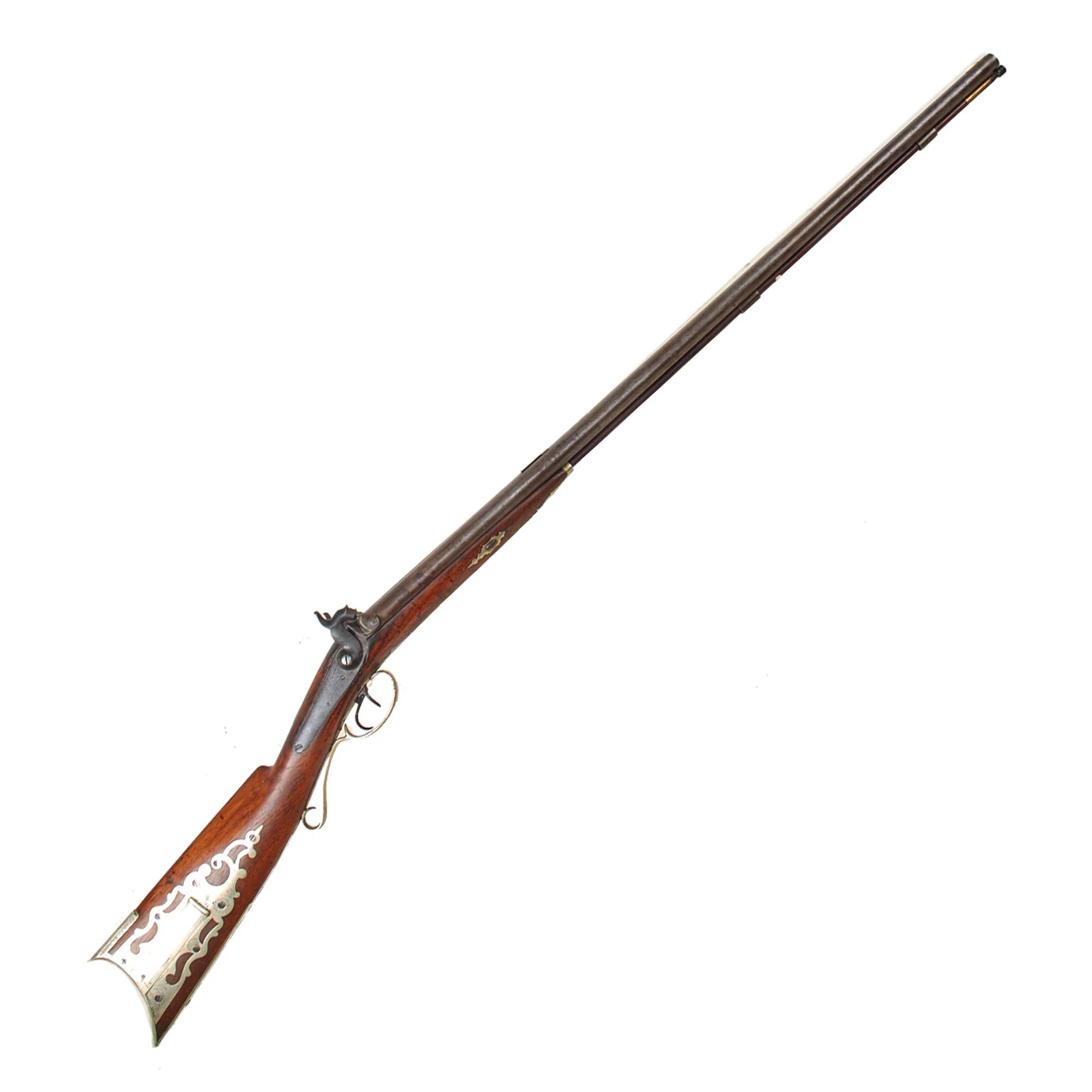 Original 19th Century U.S. Double Barreled Cape Percussion Combination Gun Made in Lansingburgh, NY - Circa 1850 — image 2