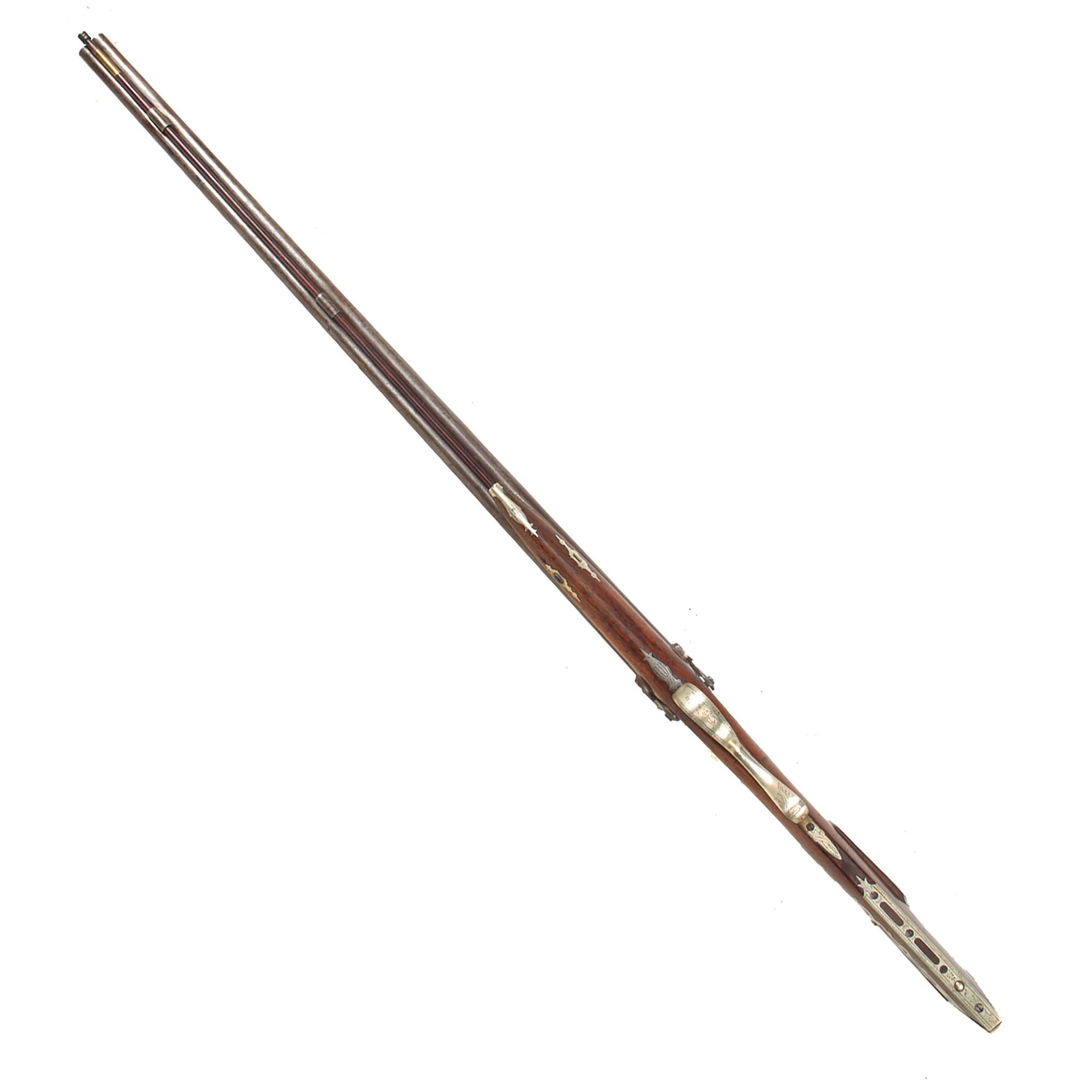 Original 19th Century U.S. Double Barreled Cape Percussion Combination Gun Made in Lansingburgh, NY - Circa 1850 — image 22