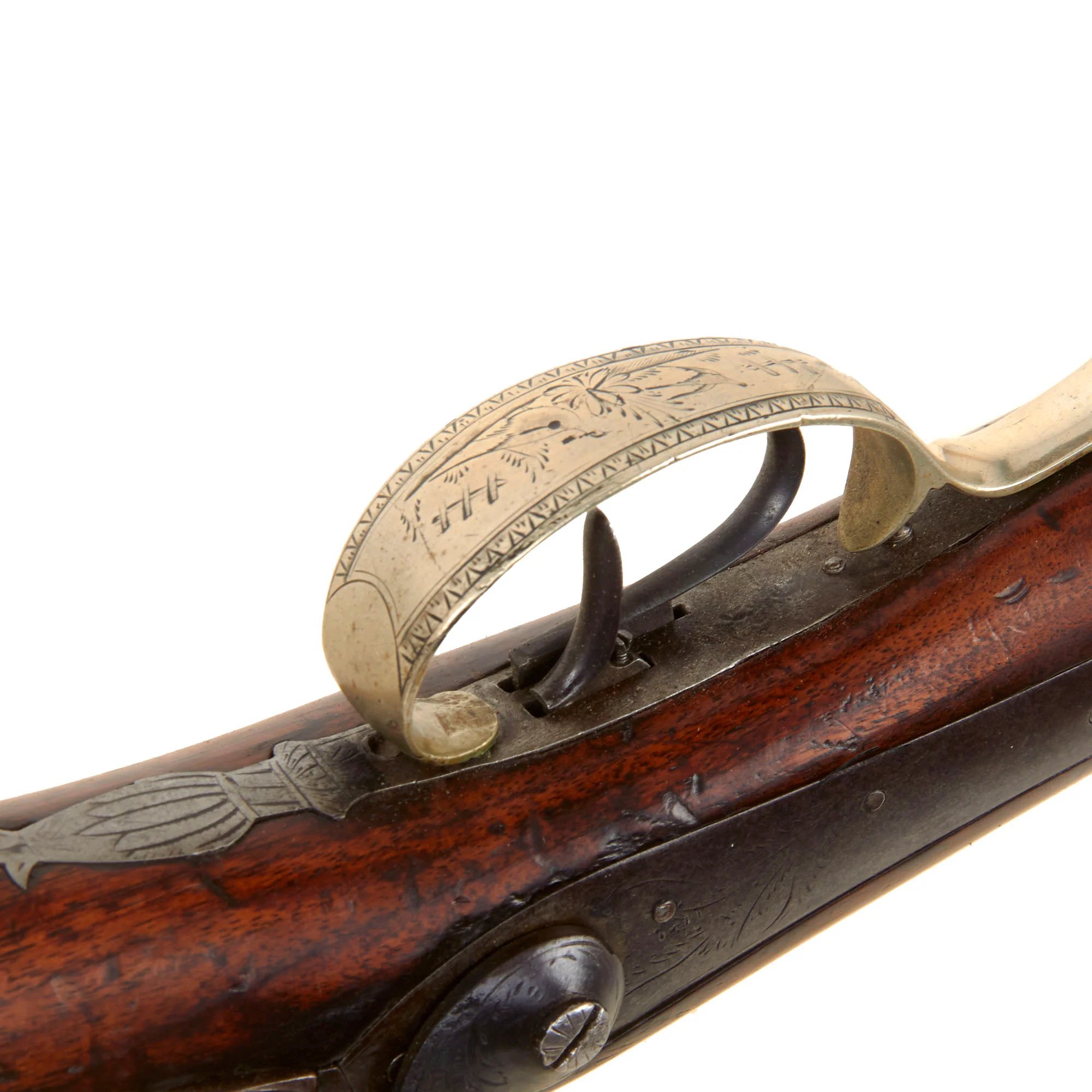 Original 19th Century U.S. Double Barreled Cape Percussion Combination Gun Made in Lansingburgh, NY - Circa 1850 — image 27