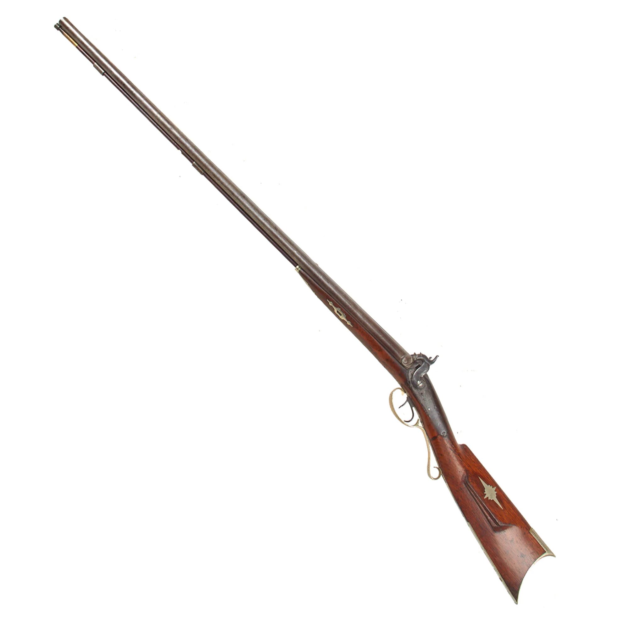 Original 19th Century U.S. Double Barreled Cape Percussion Combination Gun Made in Lansingburgh, NY - Circa 1850 — image 3