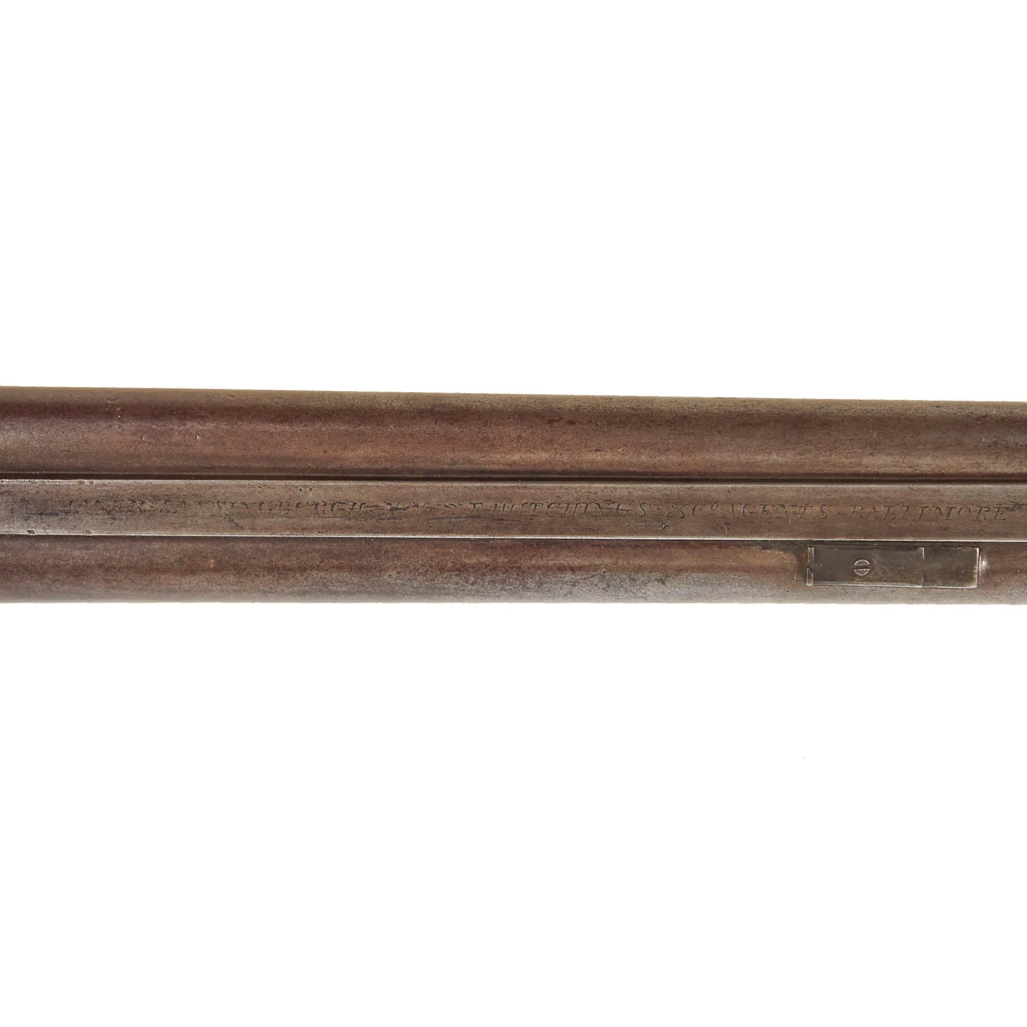 Original 19th Century U.S. Double Barreled Cape Percussion Combination Gun Made in Lansingburgh, NY - Circa 1850 — image 6