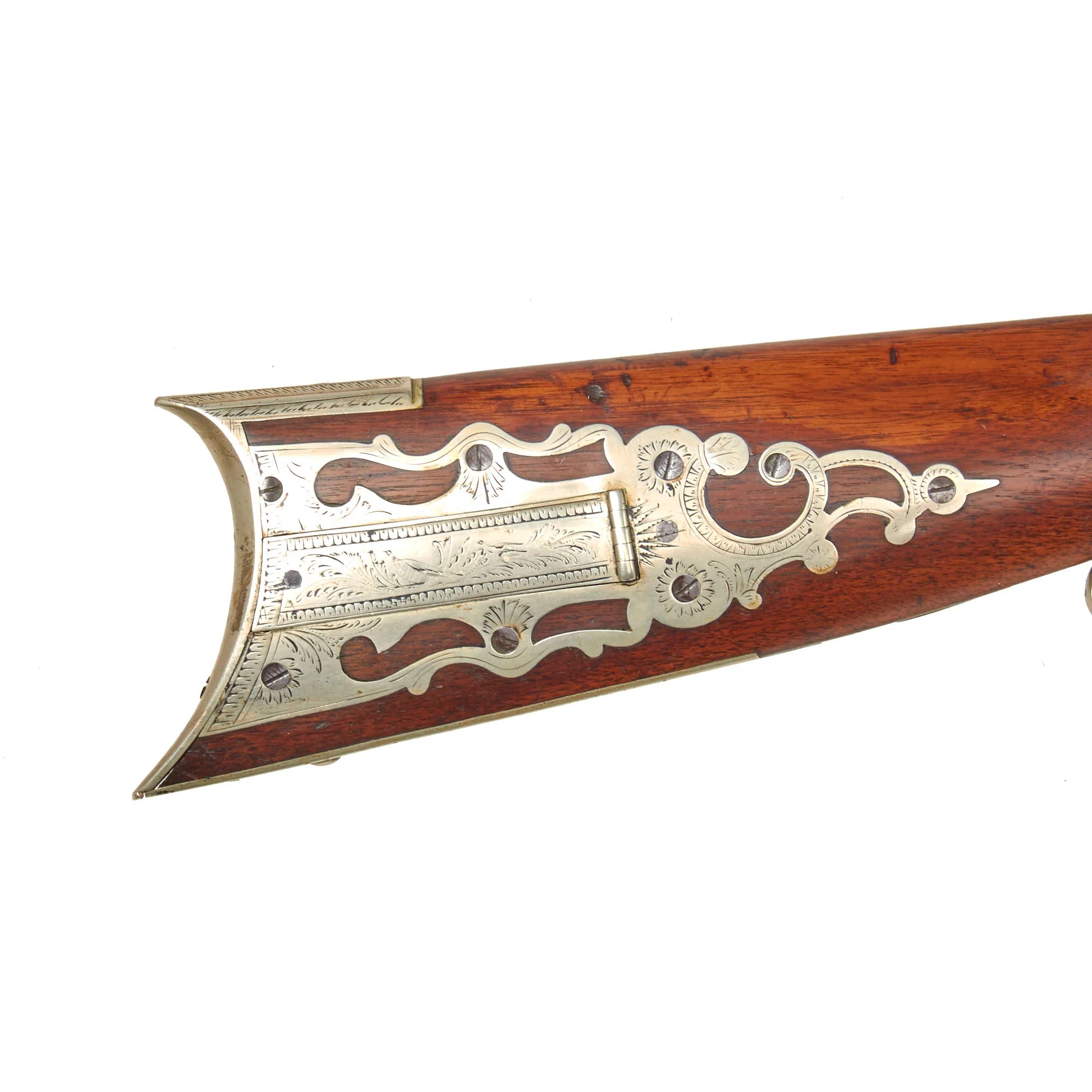 Original 19th Century U.S. Double Barreled Cape Percussion Combination Gun Made in Lansingburgh, NY - Circa 1850 — image 9