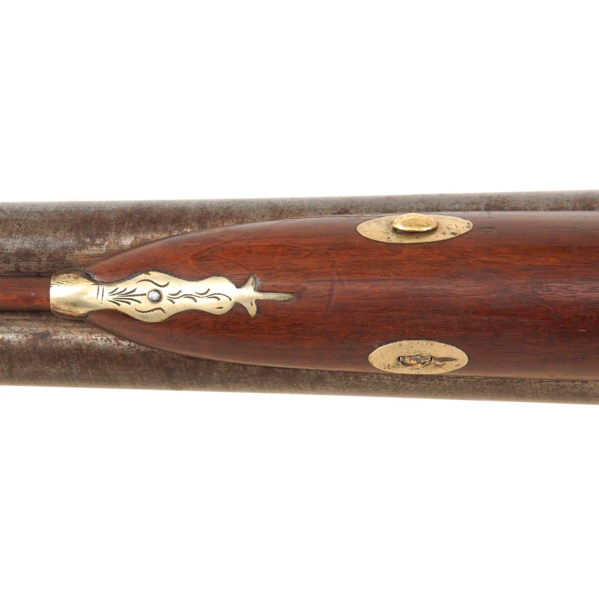 Original Belgian Double Barrel 11 Bore Percussion Fowling Piece for the U.S. Frontier Market with 33 Inch Barrels - circa 1850 — image 21