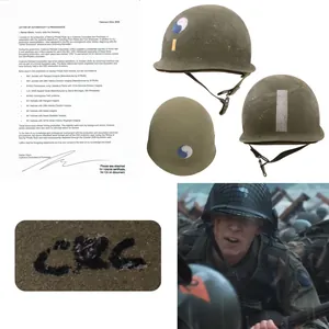 Original U.S. Lieutenant's M1 Helmet Used in Saving Private Ryan …