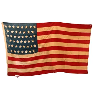 Original U.S. Spanish American War 45 Star Wool National Flag …