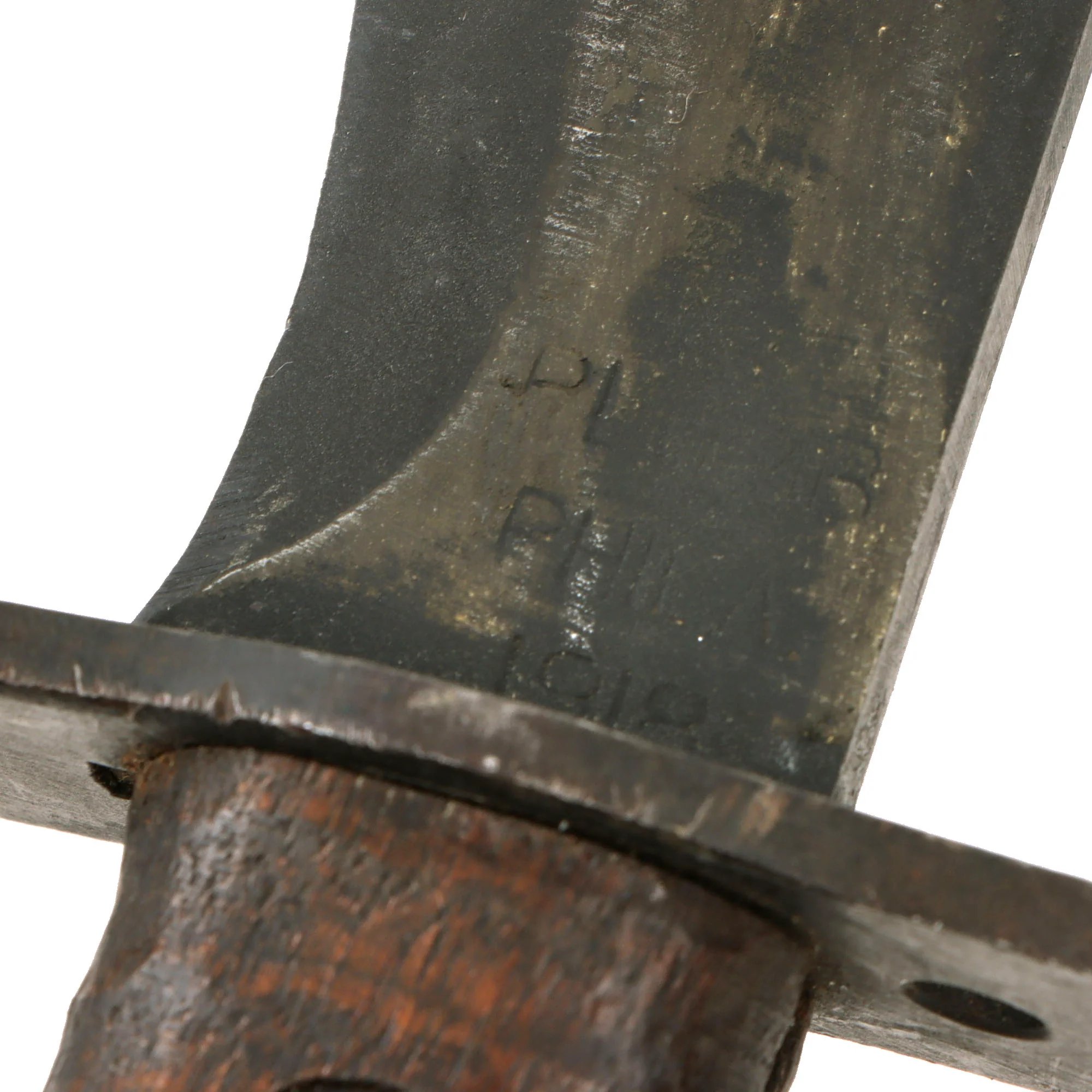 Original U.S. WWI Model 1917 Bolo Knife by Plumb Philadelphia Dated 1918 with Canvas Scabbard — image 6