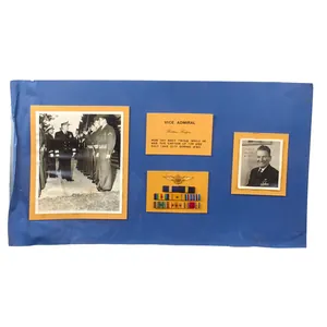 Original U.S. WWII Vice Admiral Bertram Rodgers Mounted Ribbon Bar …