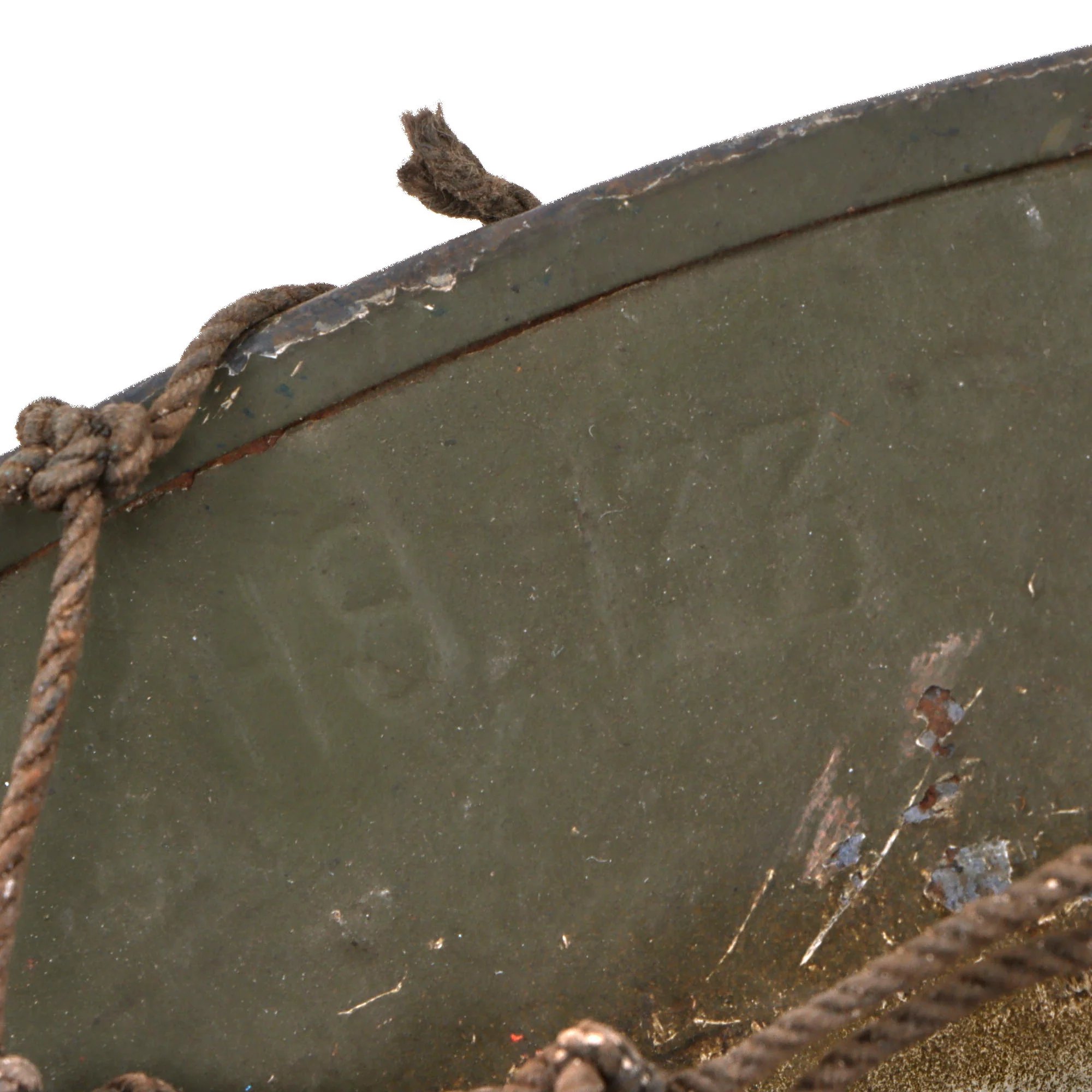 Original British WWI Mk 1 Brodie Helmet by Hadfield Ltd of Sheffield with WWII-Applied Helmet Net - Complete — image 5