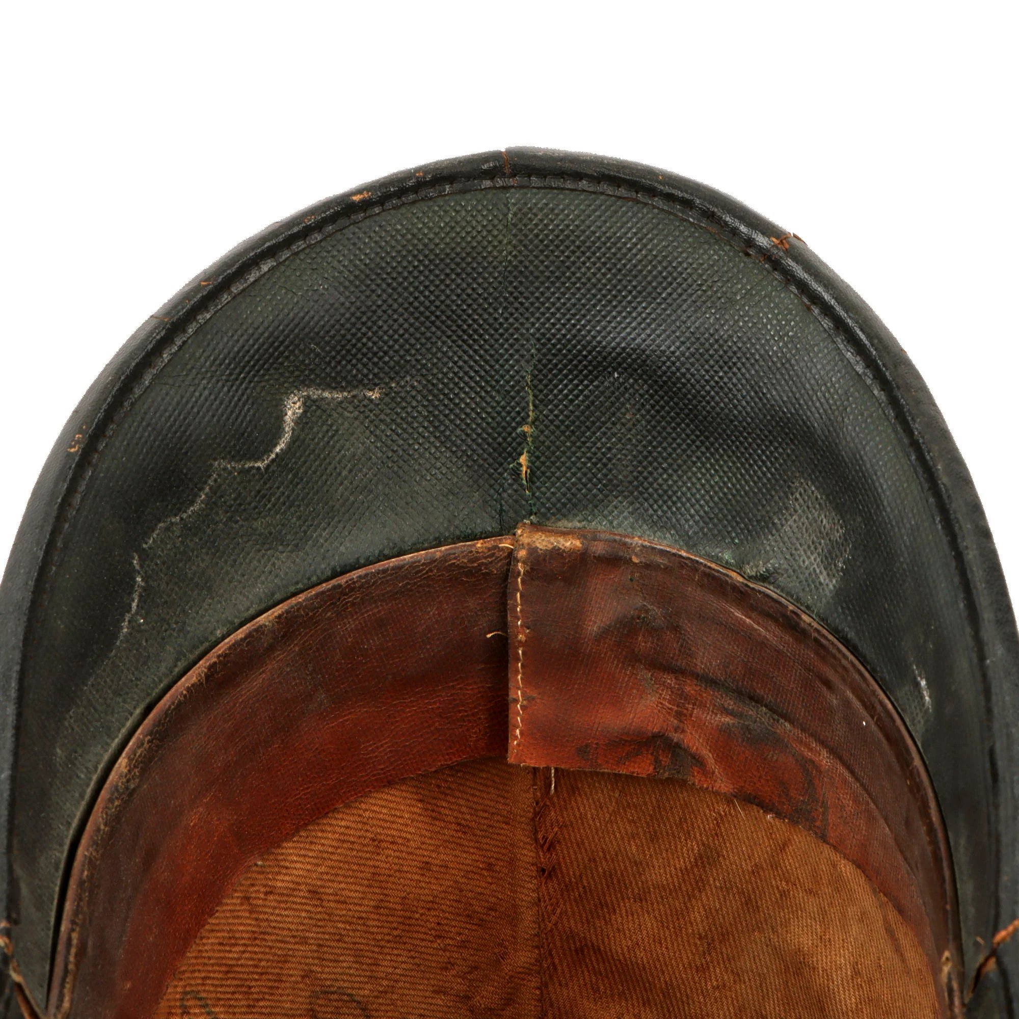 Original U.S. Indian Wars 1881 Model Infantry Regiment Dress Helmet by J.H. McKenney & Co. with Red Plume — image 12