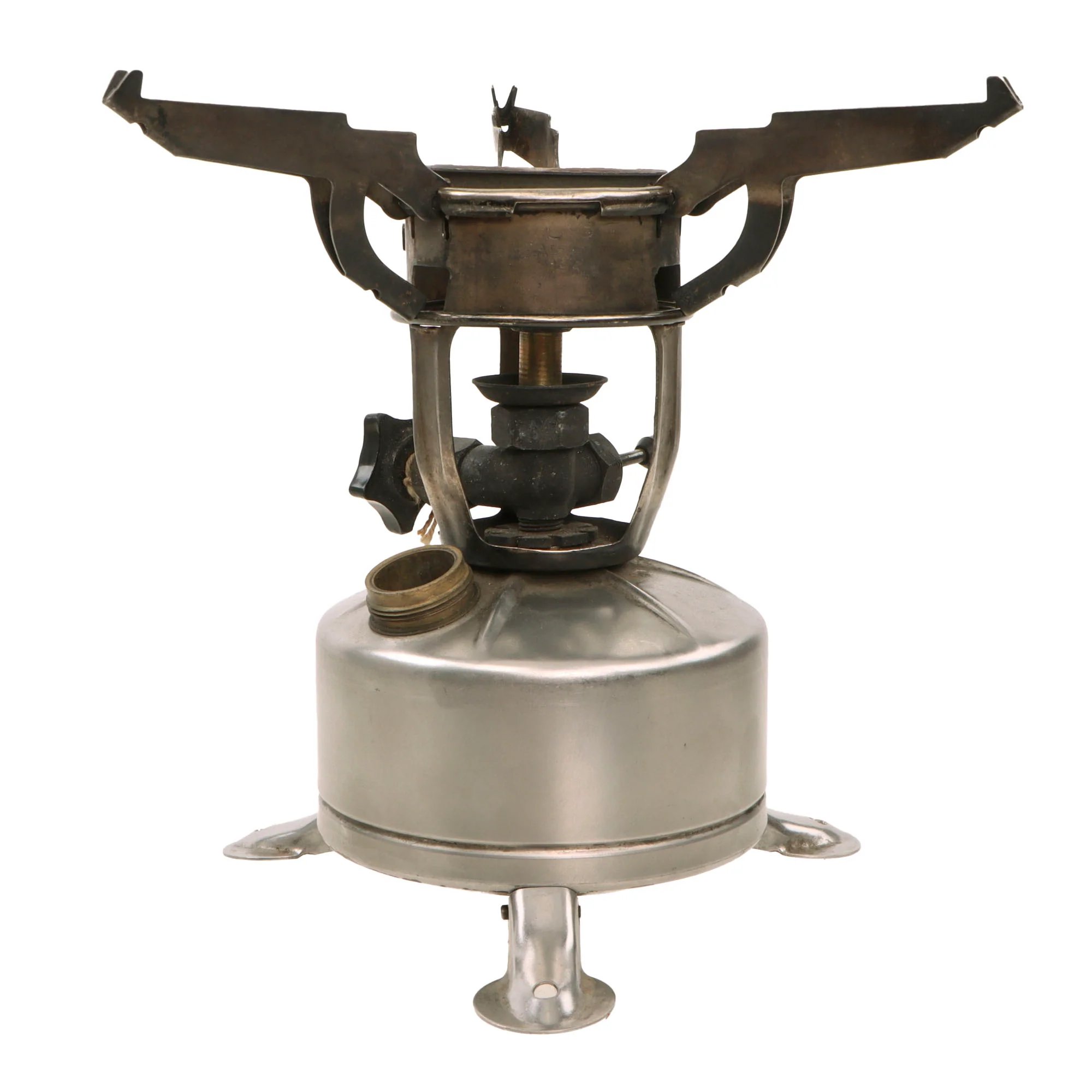 Original WWII U.S. Issue Coleman Gasoline Camp Stove in Bayonet 'F' Canister - Dated 1945 — image 4