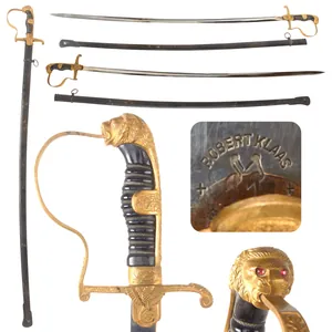 Original German WWII Army Heer Officer's Lion Head Sword by …