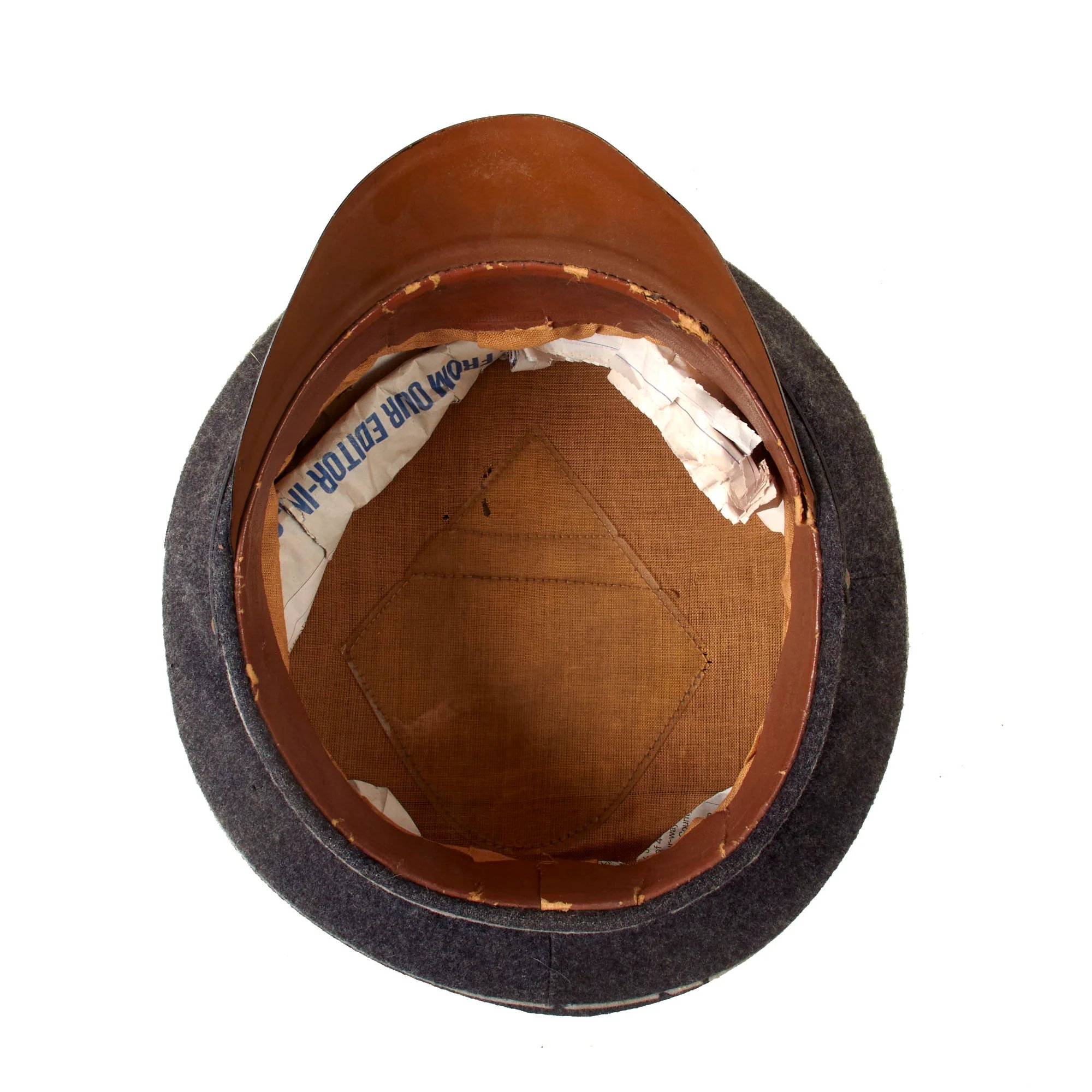 Original German WWII Red Cross DRK EM/NCO Schirmmütze Visor Cap - Deutsches Rotes Kreuz — image 10