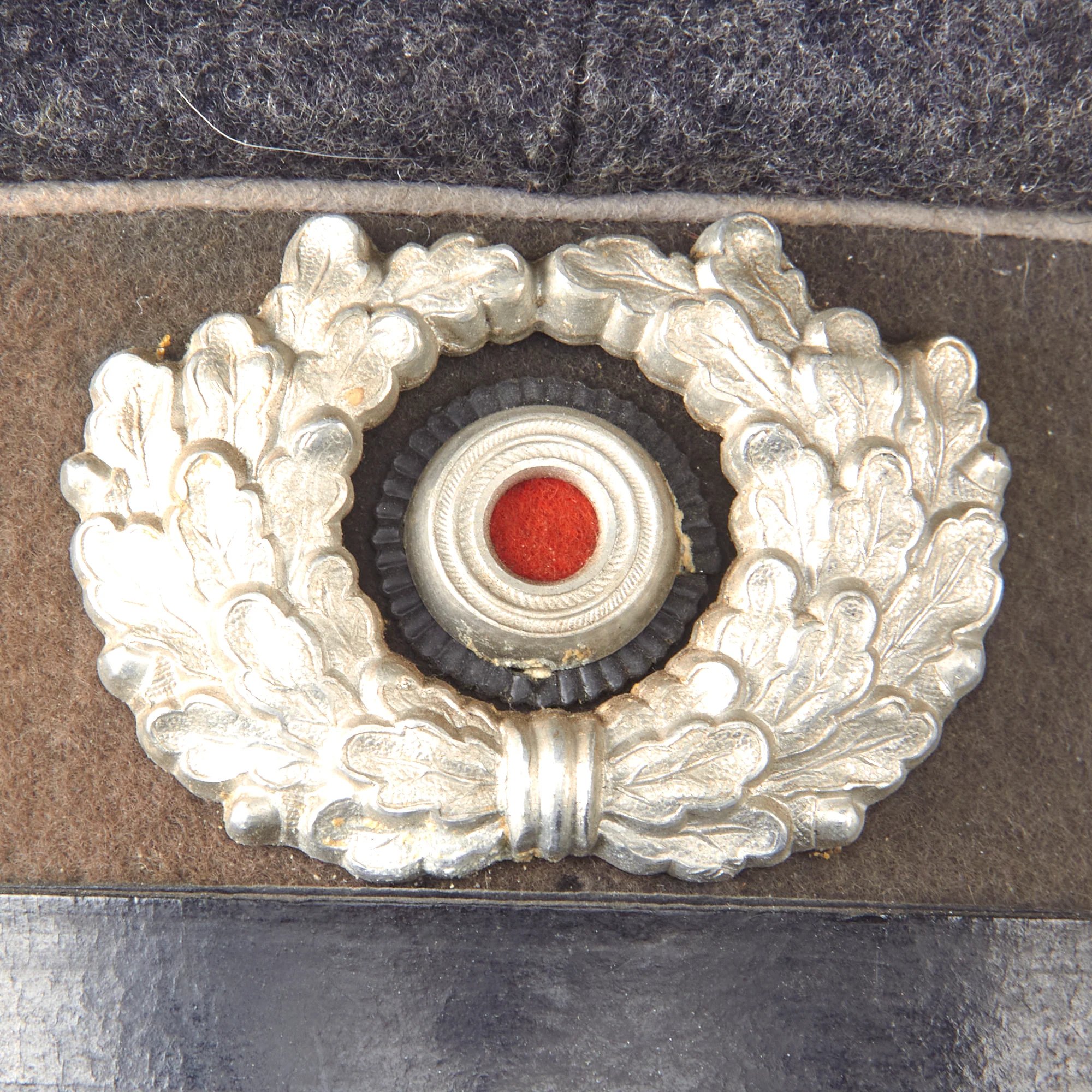 Original German WWII Red Cross DRK EM/NCO Schirmmütze Visor Cap - Deutsches Rotes Kreuz — image 4