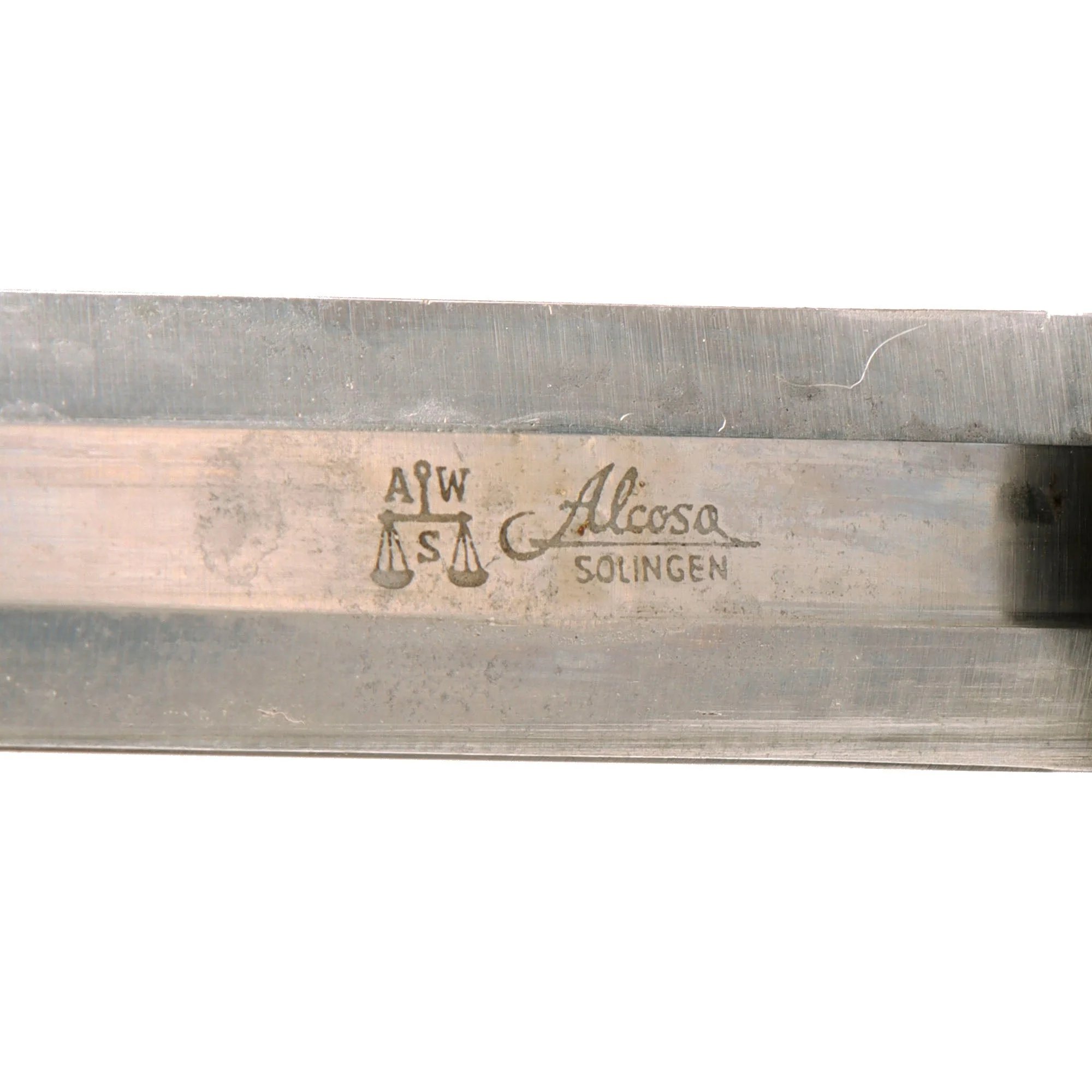 Original German WWII Army Heer Officer Dagger by Alcoso with Scabbard - circa 1940 - 1943 — image 6