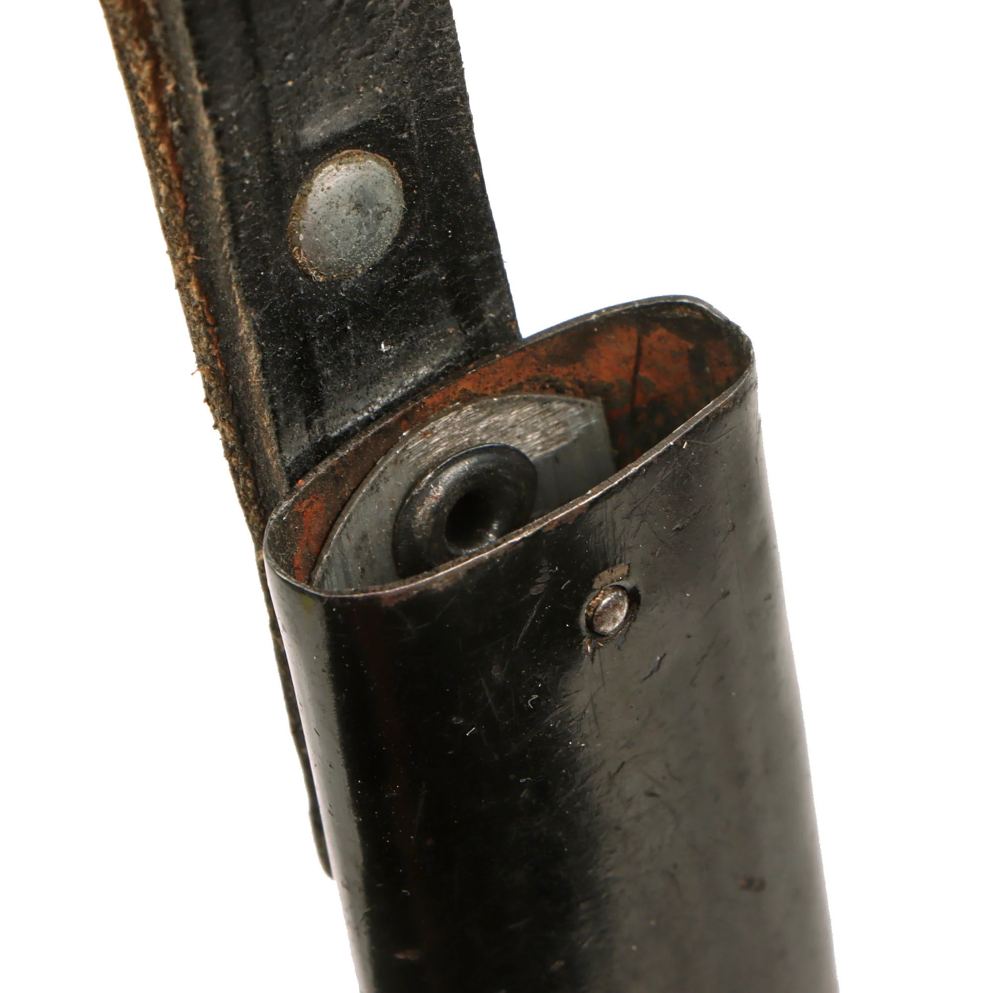 Original German WWII Rare Deutsches Jungvolk DJ Trip Knife with with Scabbard — image 13