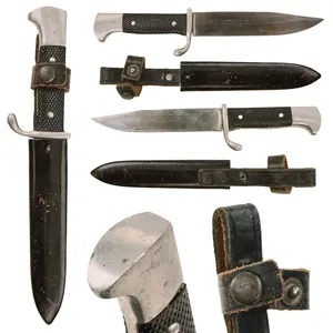 Original German WWII Rare Deutsches Jungvolk DJ Trip Knife with …