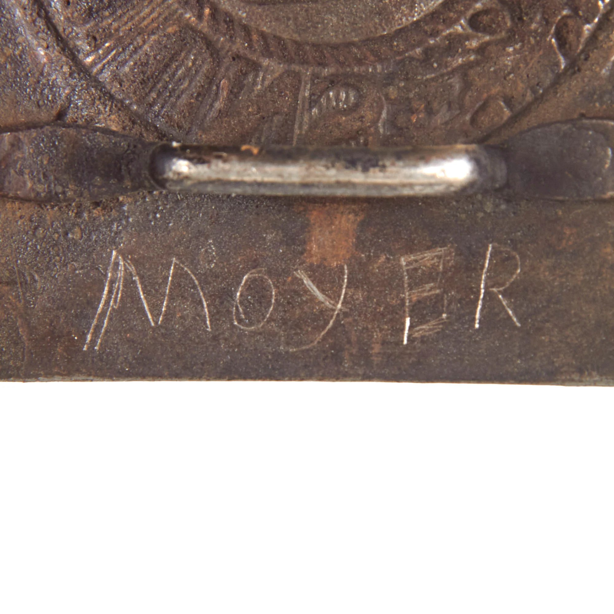 Original German WWII Rare Heer Army Tropical Afrikakorps DAK Web Belt with Steel Buckle — image 12